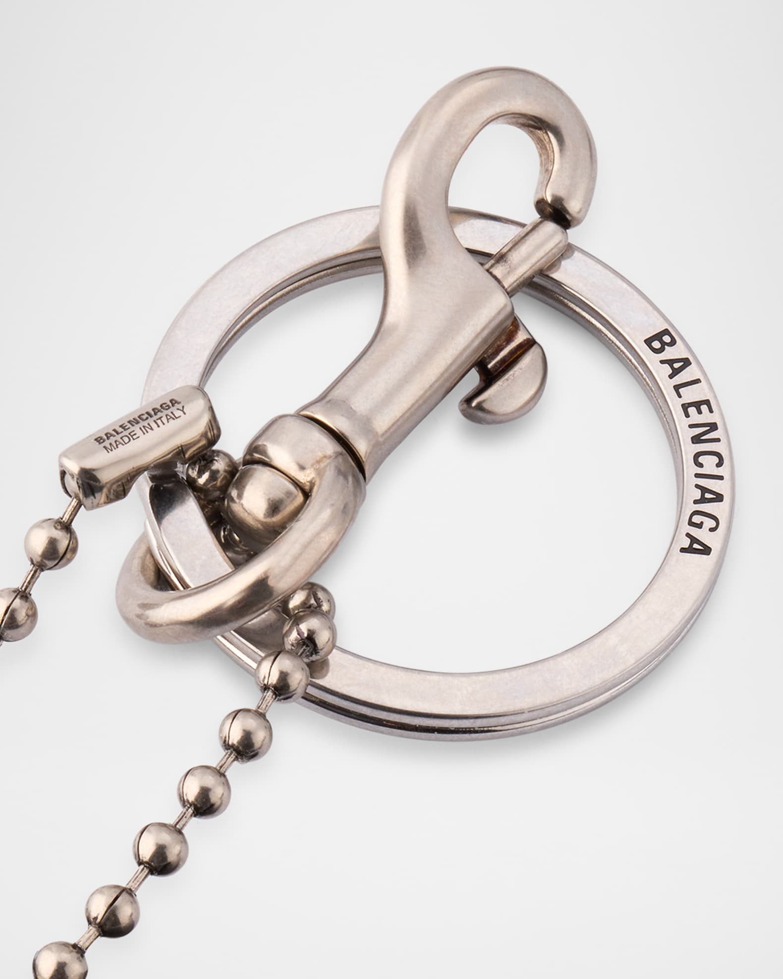 Men's Tag Charm Keychain 1