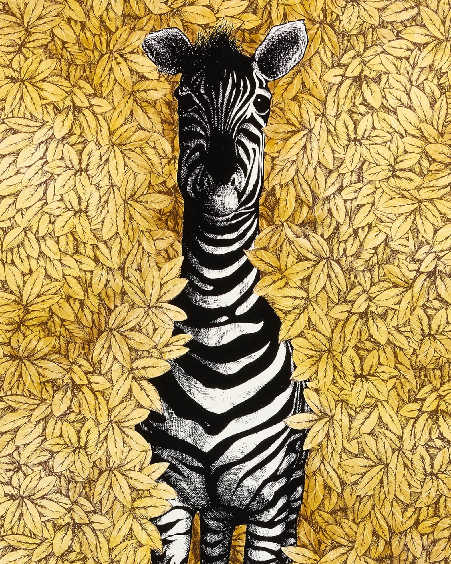 Fornasetti Decorative Panel Zebra Wall Art | Neiman Marcus