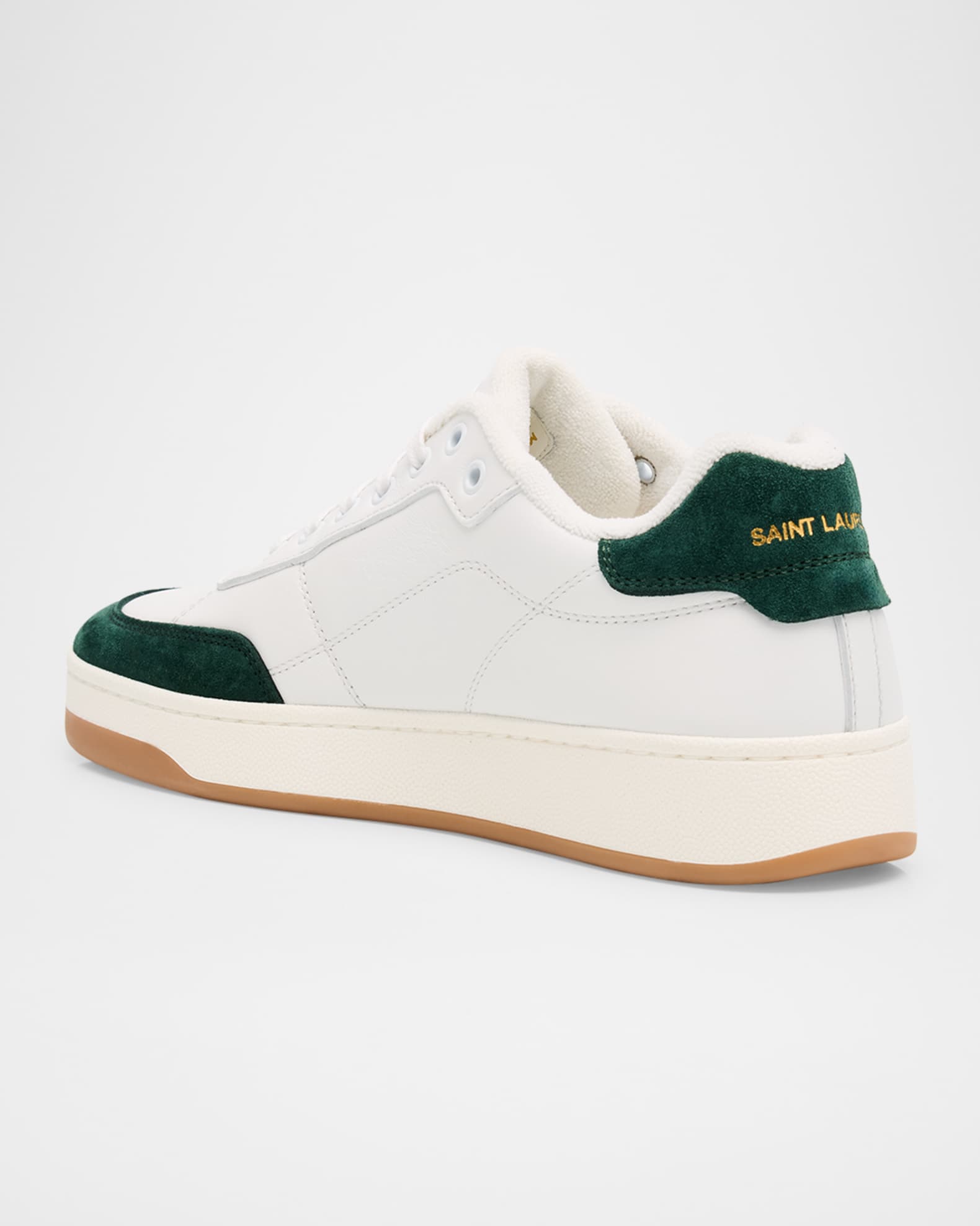 Men's SL61 Leather and Suede Low-Top Sneakers 1