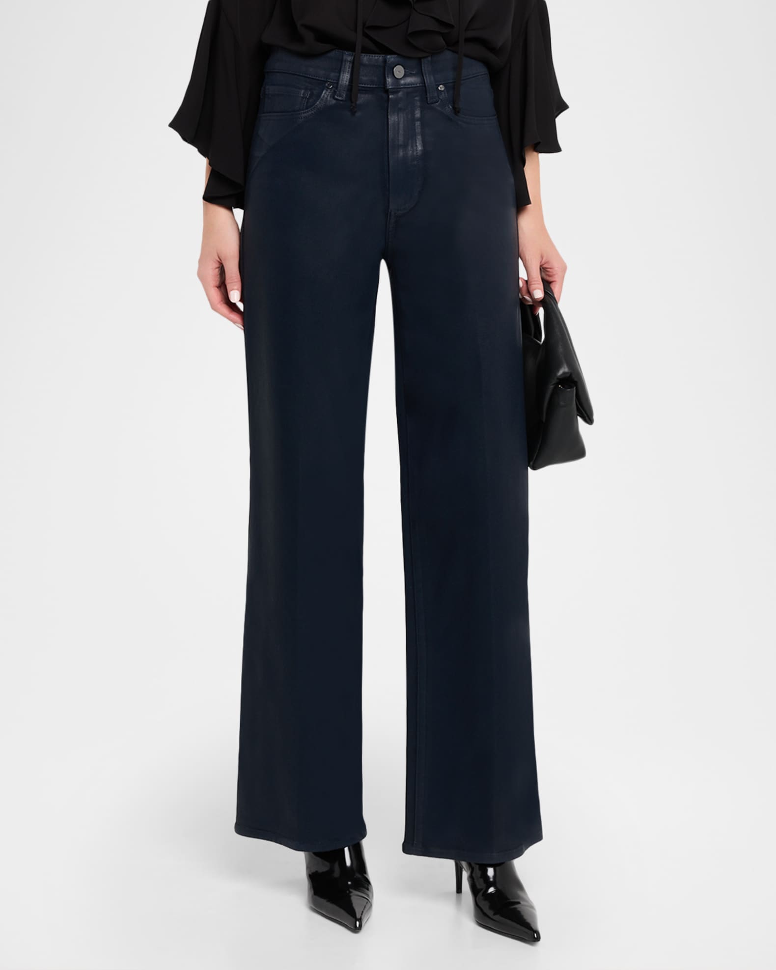 Paige Women's Sasha Ankle Wide Leg Jean 1F18L53-C478 Col WC478
