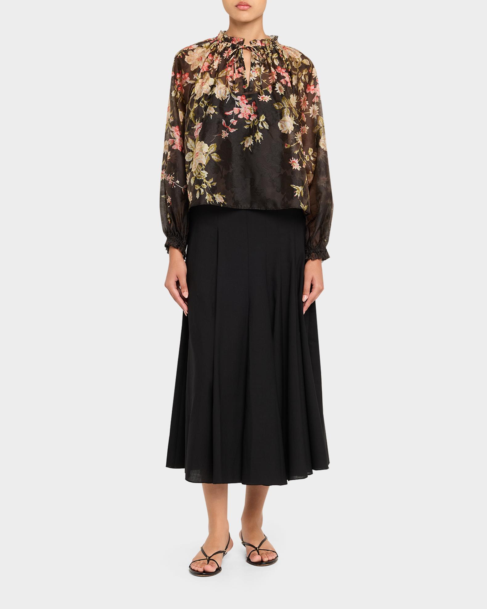 Sea Jolie Floral Long-Sleeve Blouse | Neiman Marcus