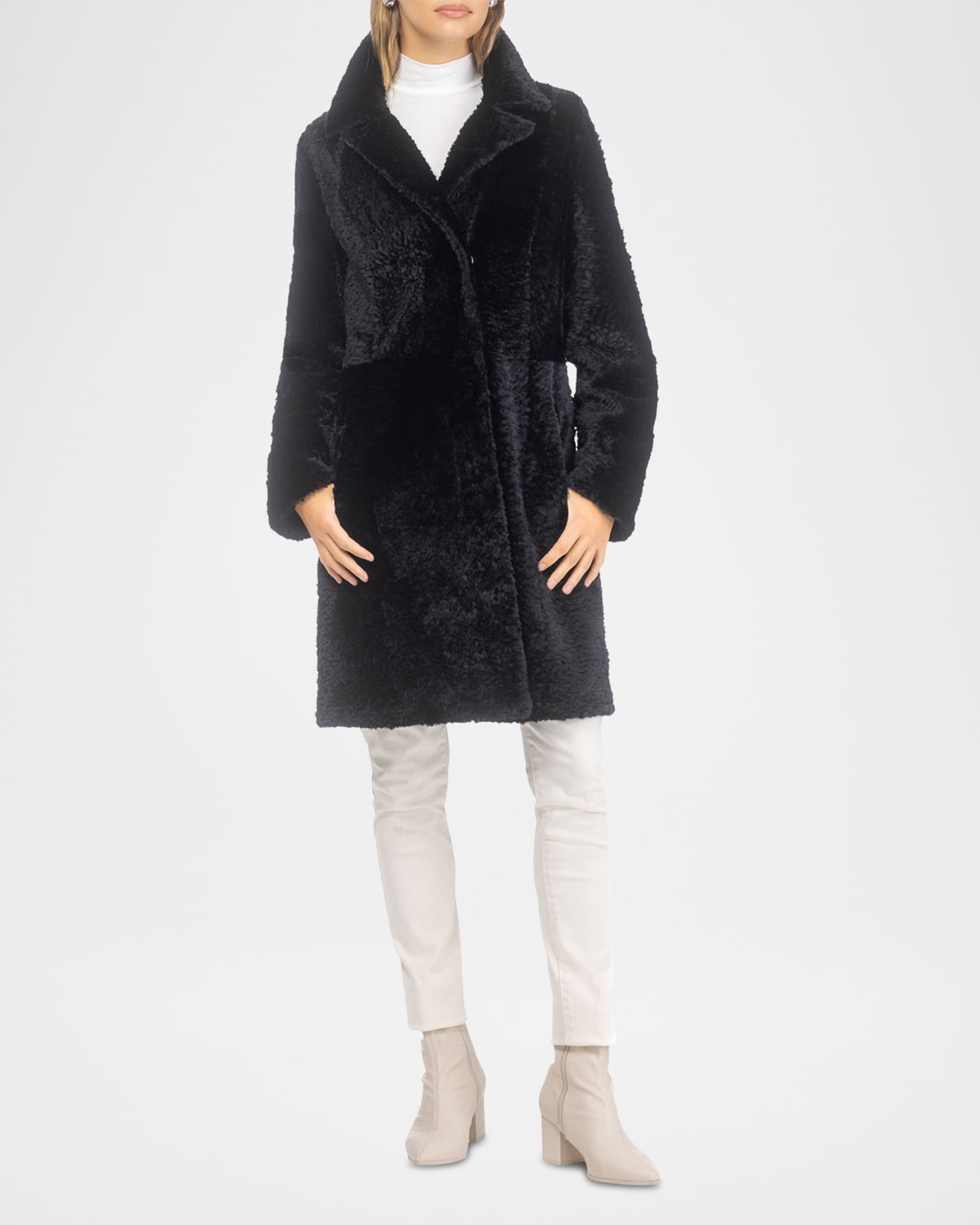 Shearling Lamb Stroller Coat 1