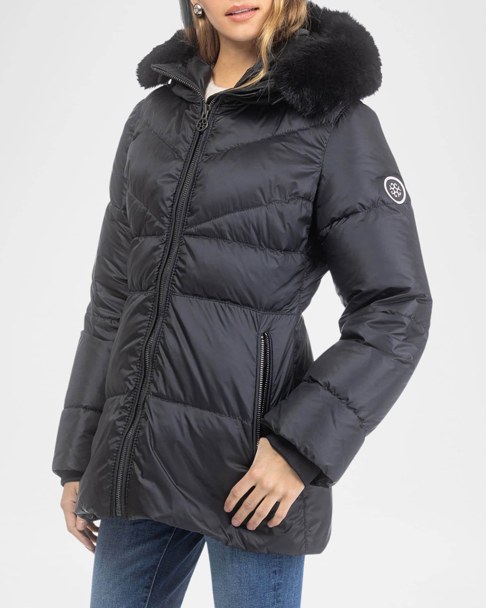 Gorski ApresSki Jacket With Detachable Toscana Lamb Shearling Hood — free download
