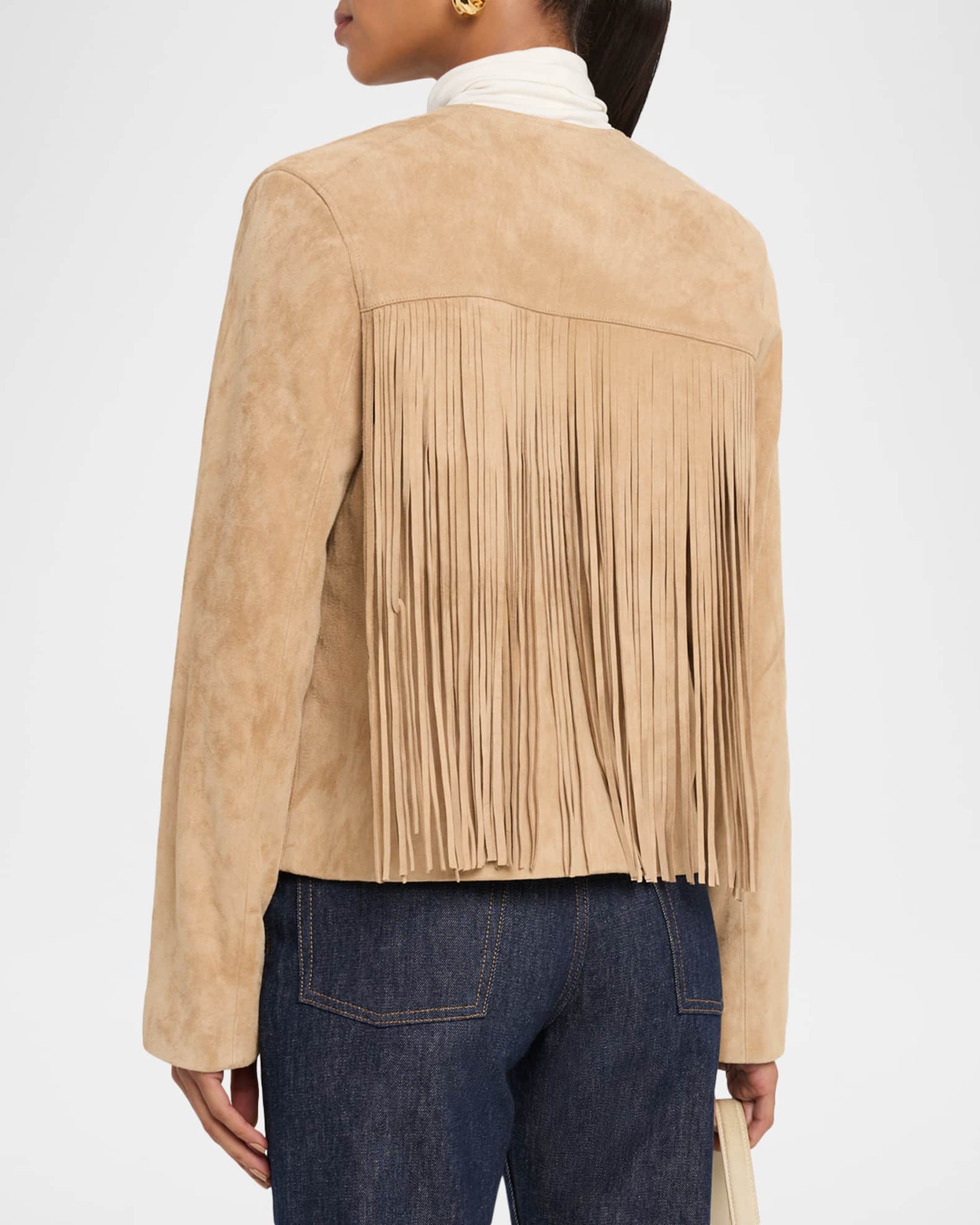 Chloe Suede Fringe Jacket