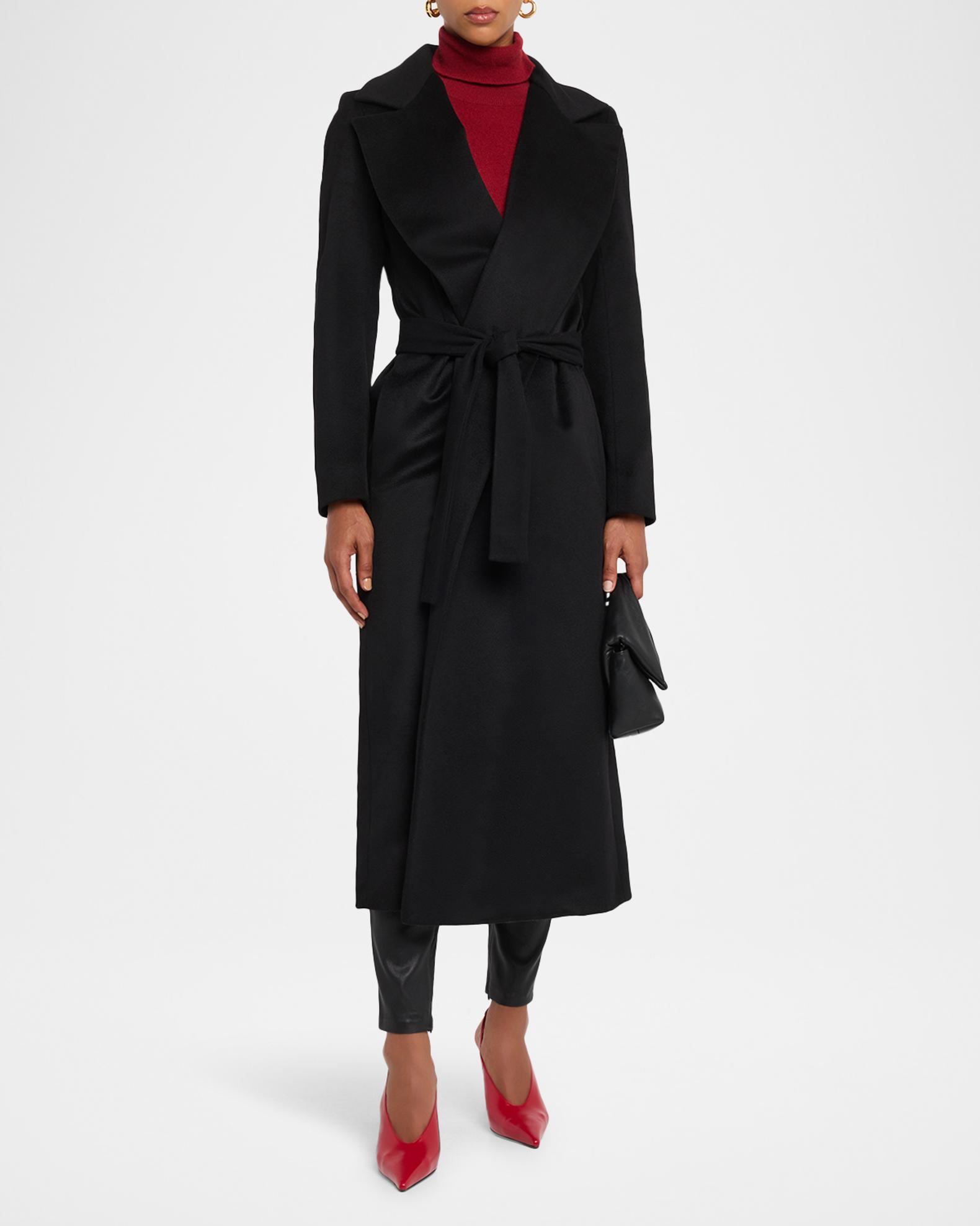 Fleurette Maxi Wrap Wool Coat Wool Coat Wrap Coat Target Crombie 