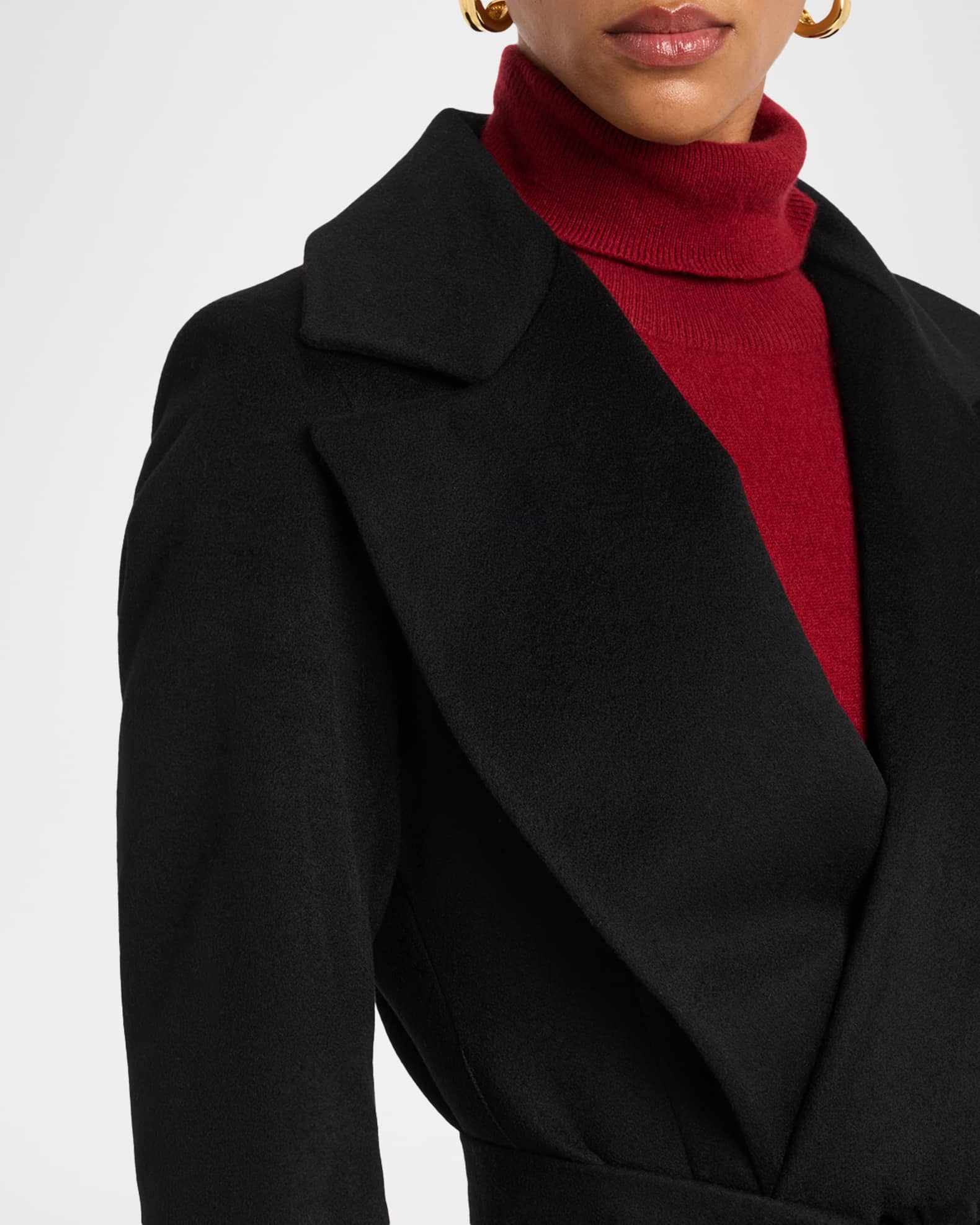 ELLE coat long in fume