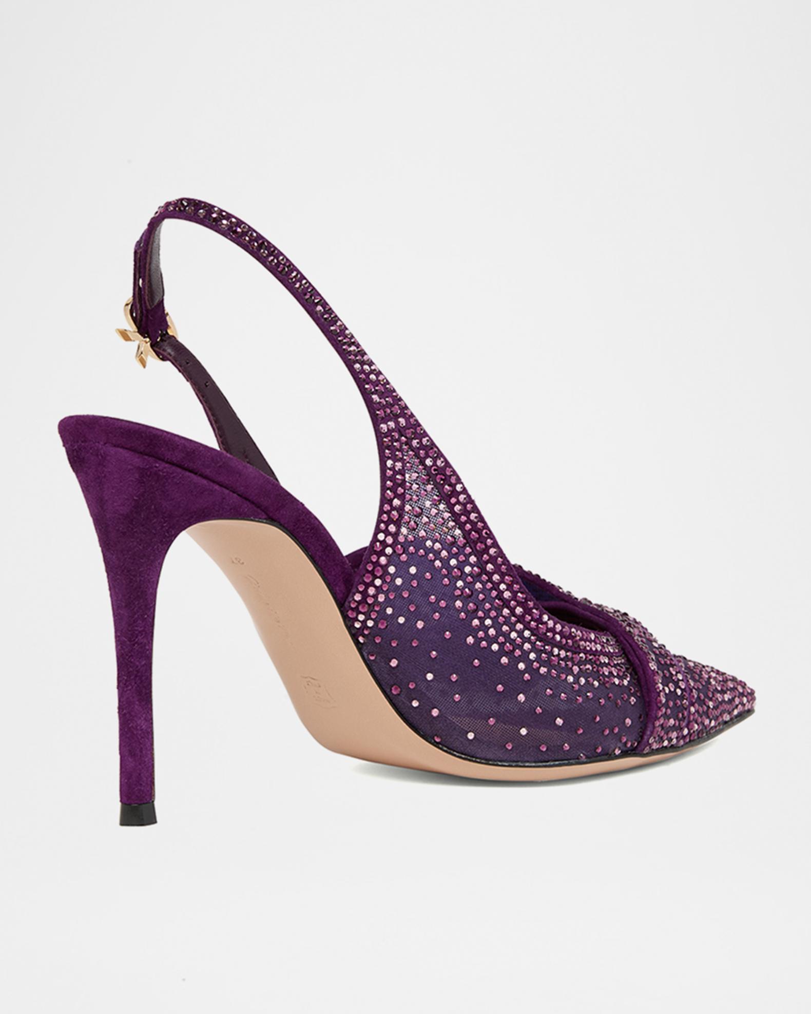 Gianvito Rossi Crystal Organza Slingback Pumps | Neiman Marcus