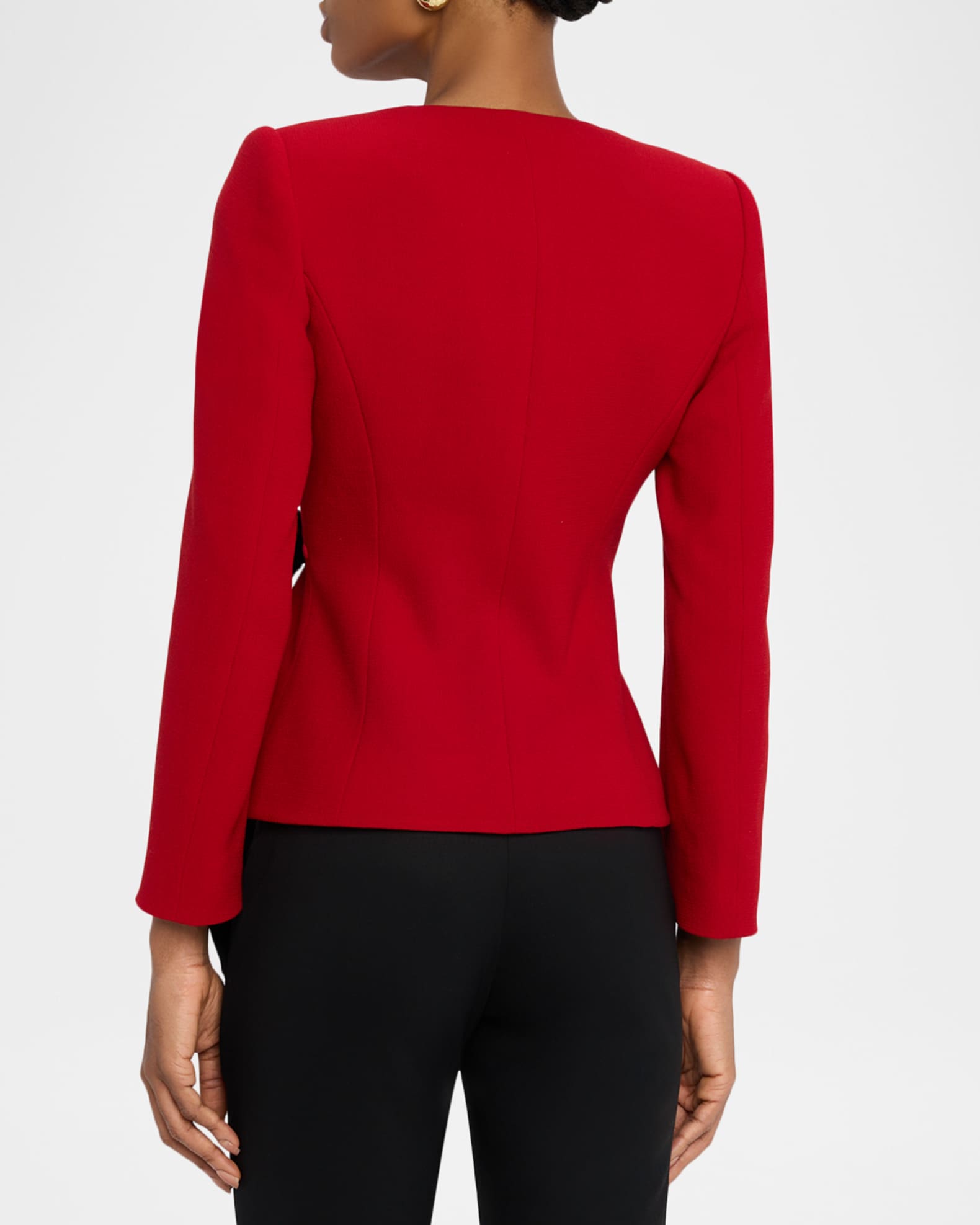 Valentino Garavani Bow Wrap Blazer Jacket | Neiman Marcus