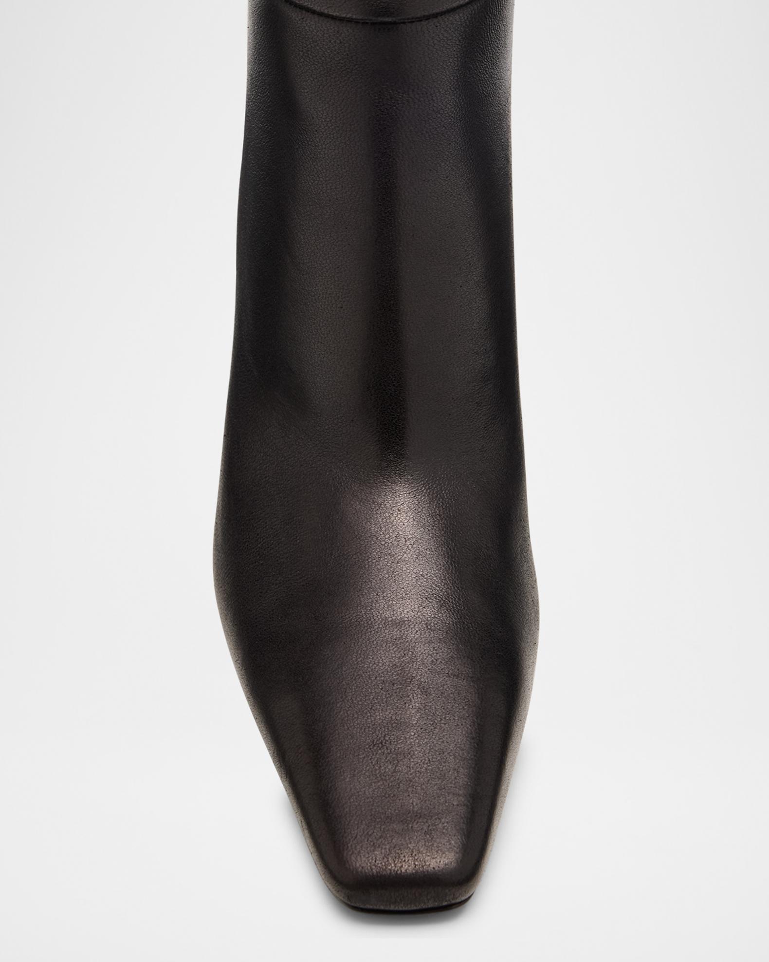 イブサンローラン&JILLSTUART Saint Laurent Jill Smooth Leather Knee-High Boots | Neiman Marcus