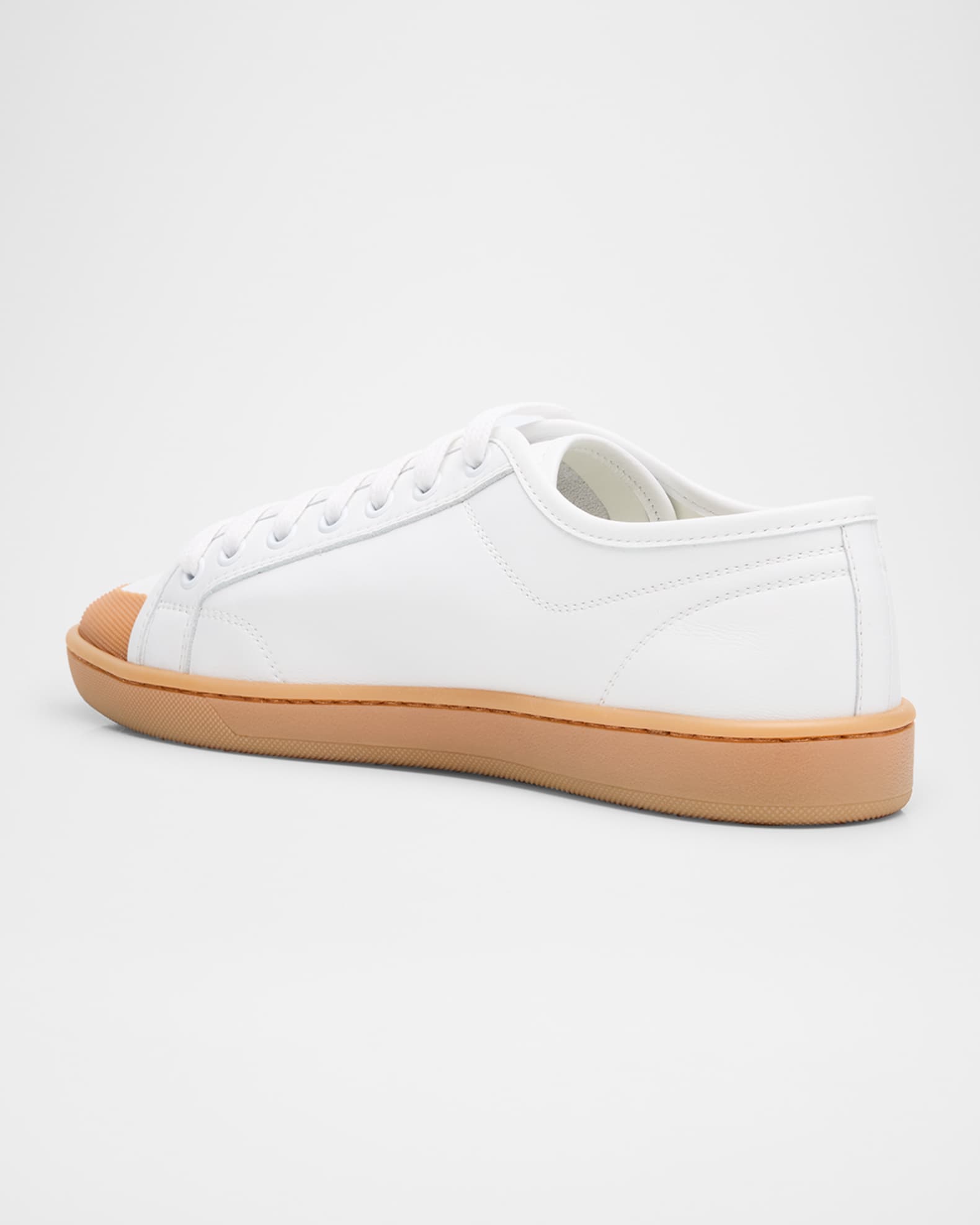 Saint Laurent Gym Leather Low-Top Sneakers | Neiman Marcus