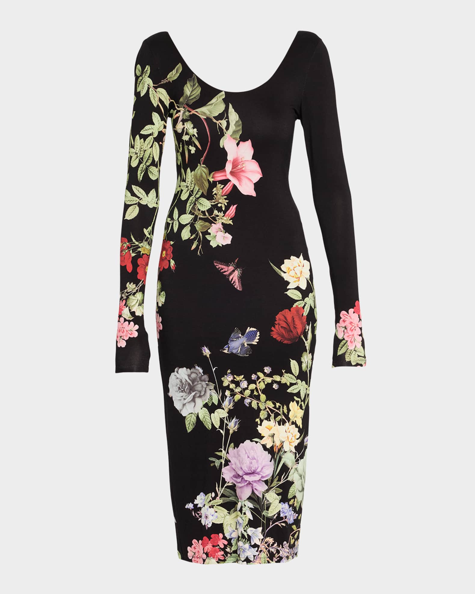 Delora Scoop-Neck Ankle Dress 0