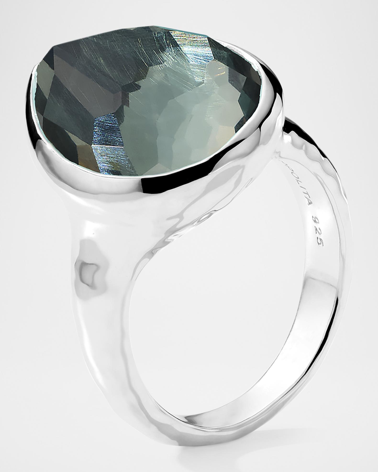 Ippolita Sterling Silver Rock Candy Medium Teardrop Ring | Neiman Marcus