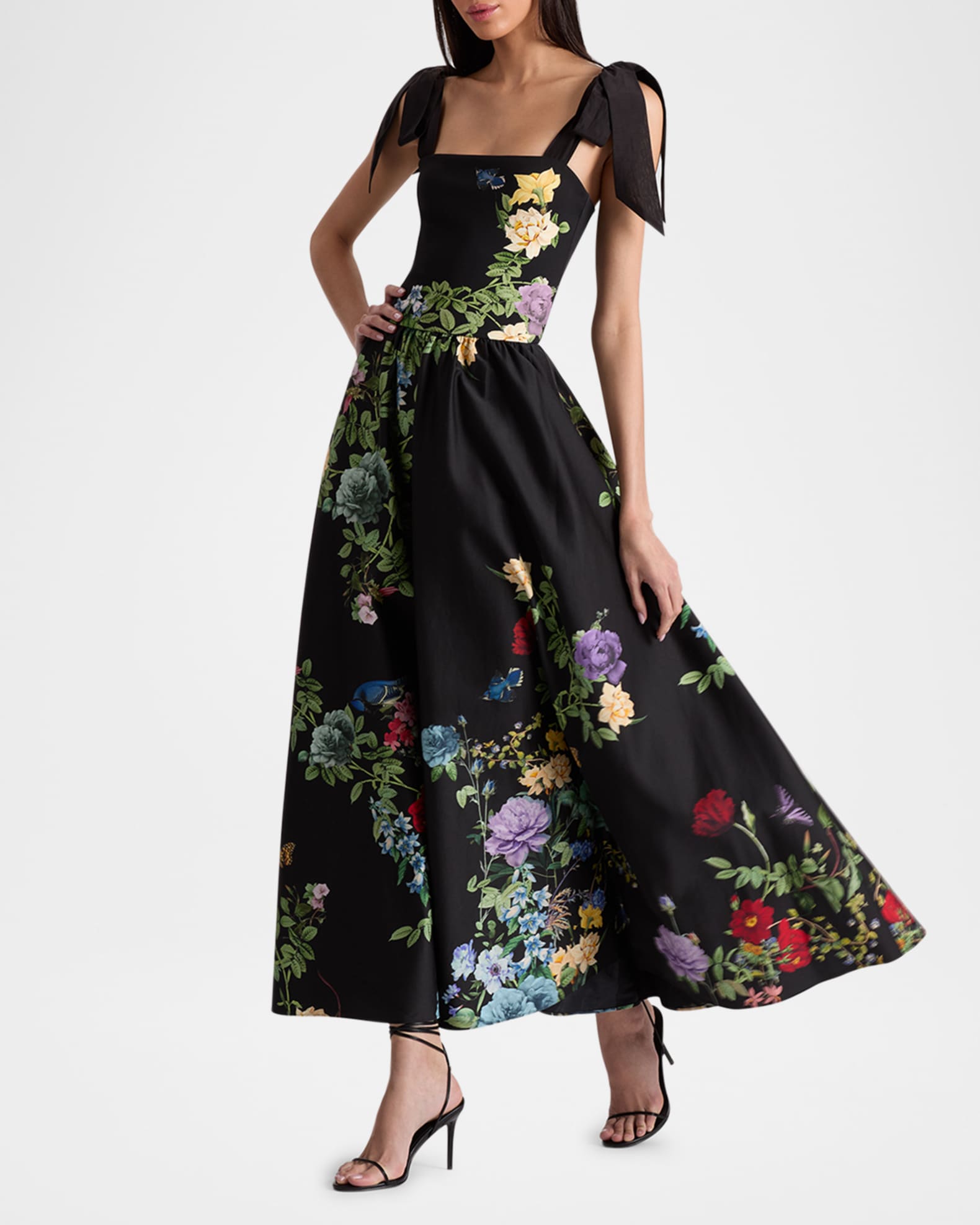 【Alice+Olivia】アリスアンドオリビア ORIANA ミディドレス Alice+Olivia】アリスアンドオリビア ORIANA ミディドレス Alice