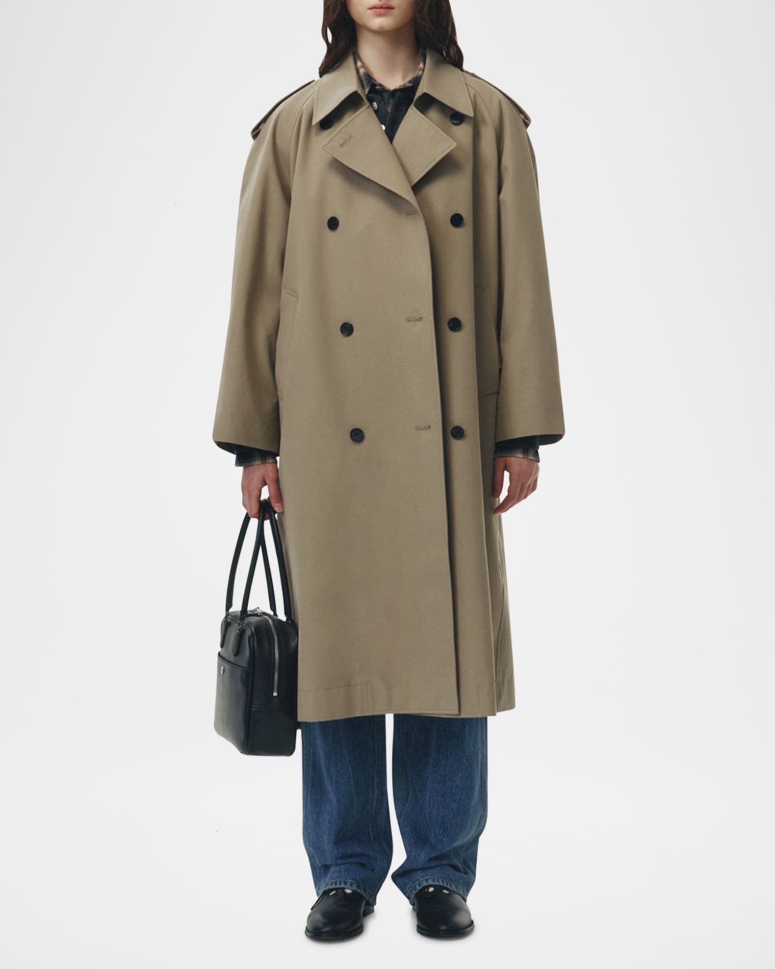 Unisex Oversized Trench Coat