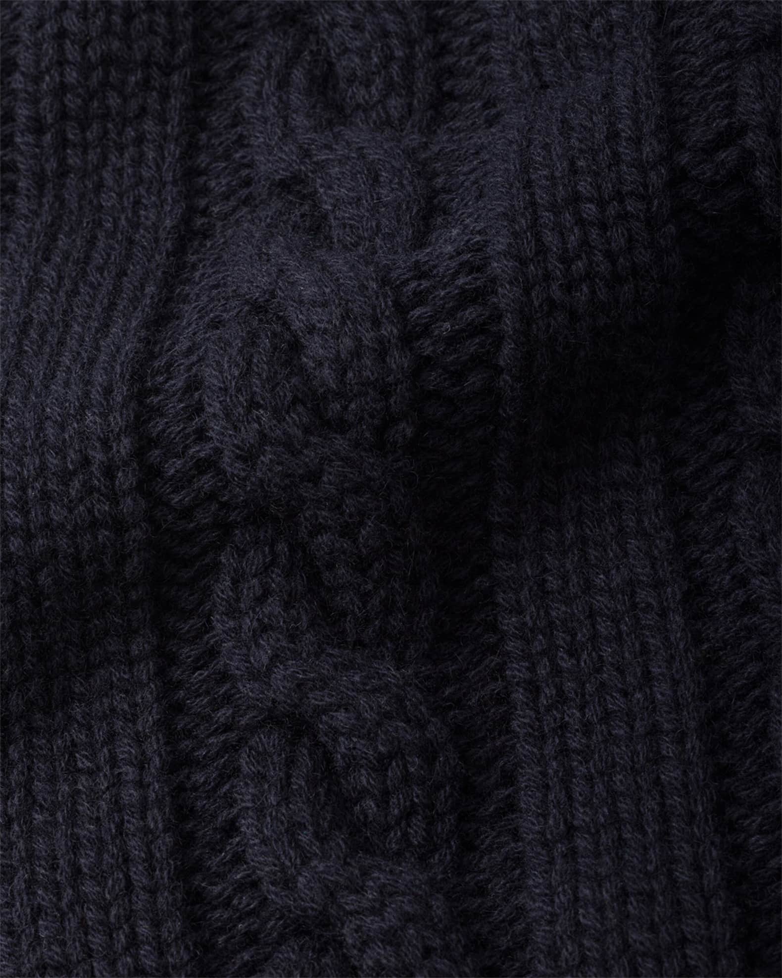 Men's Cable-Knit Cashmere Scarf 1