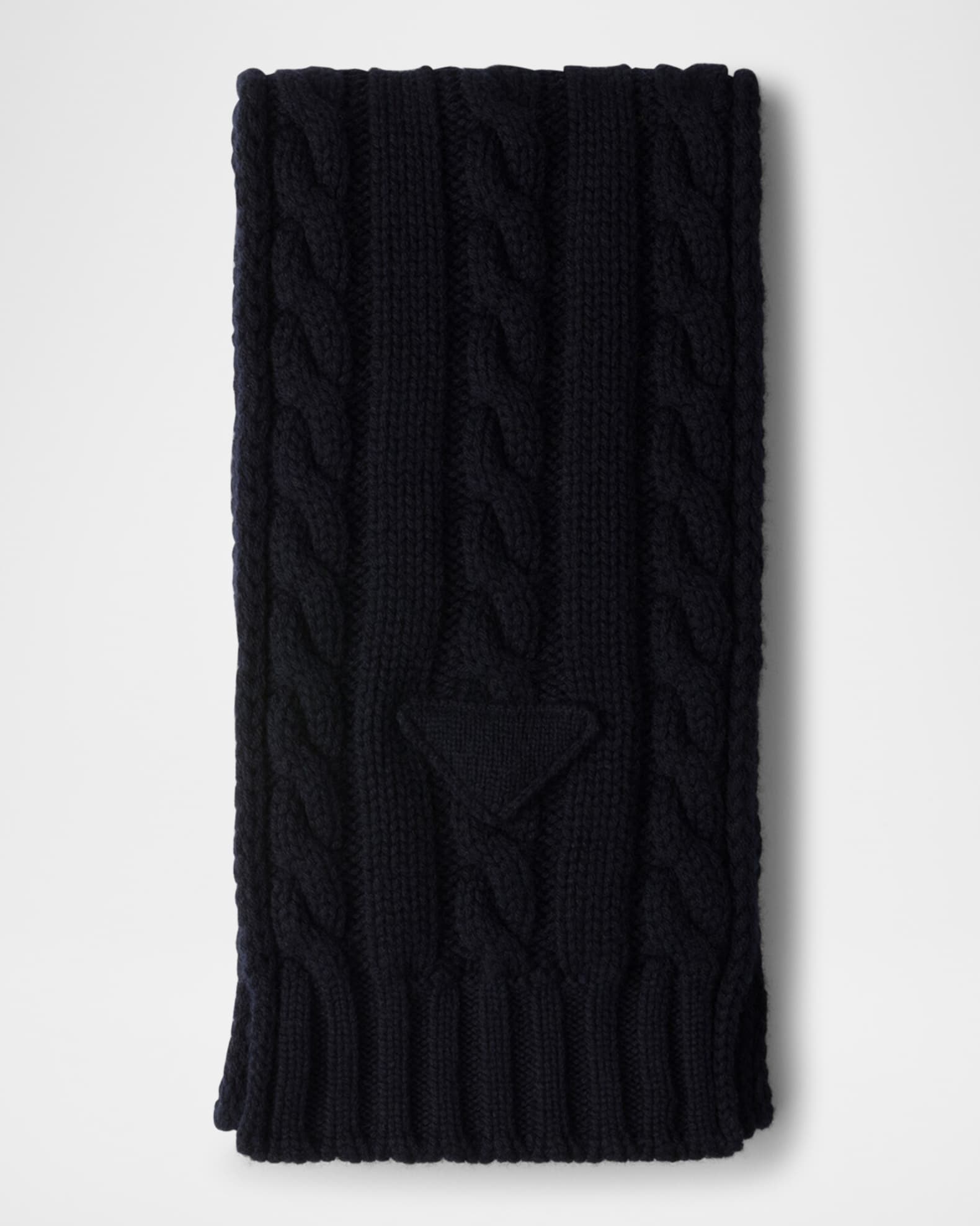 Men's Cable-Knit Cashmere Scarf 0