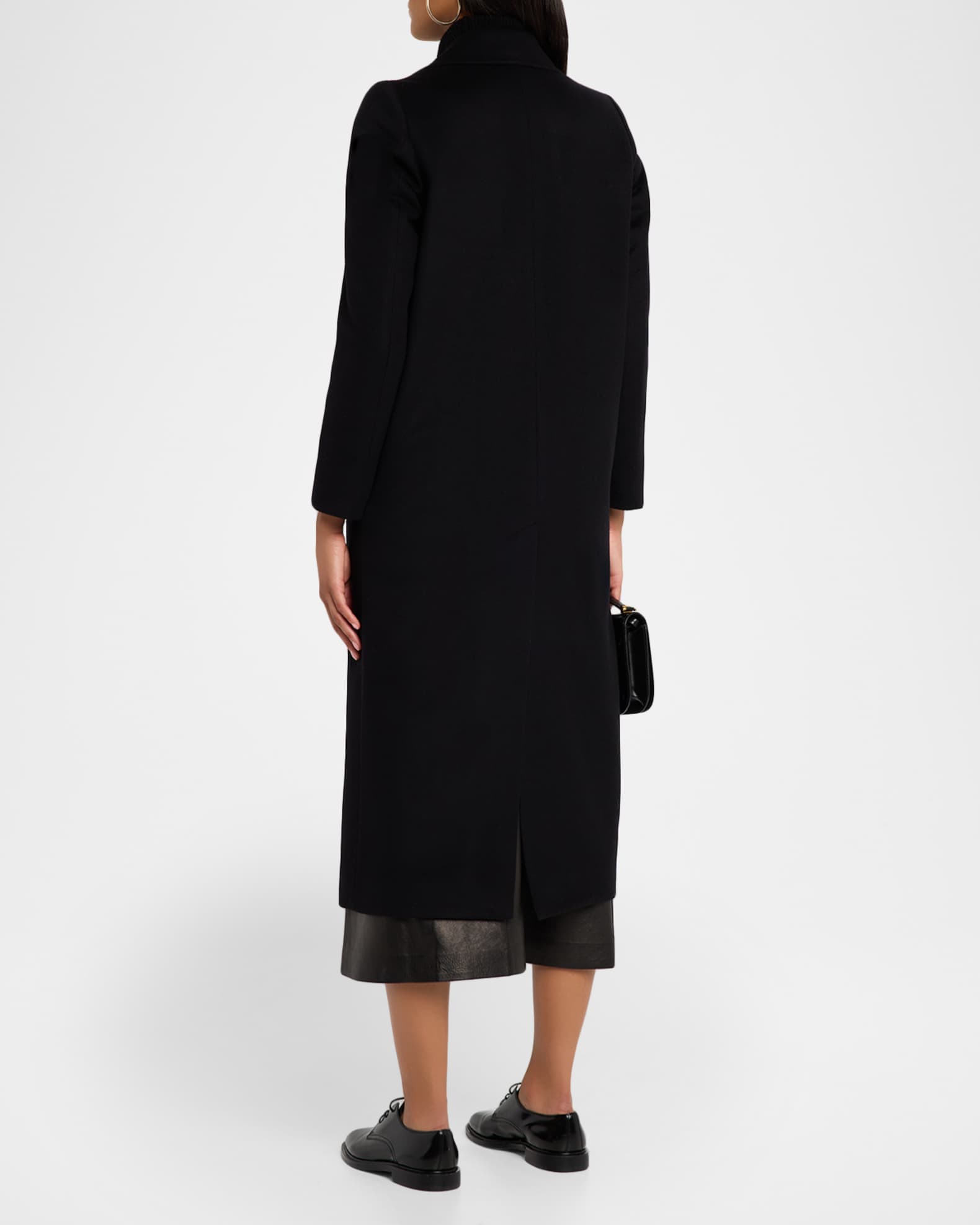 CHIARULLI Erica Mongolian Cashmere and Wool Coat | Neiman Marcus