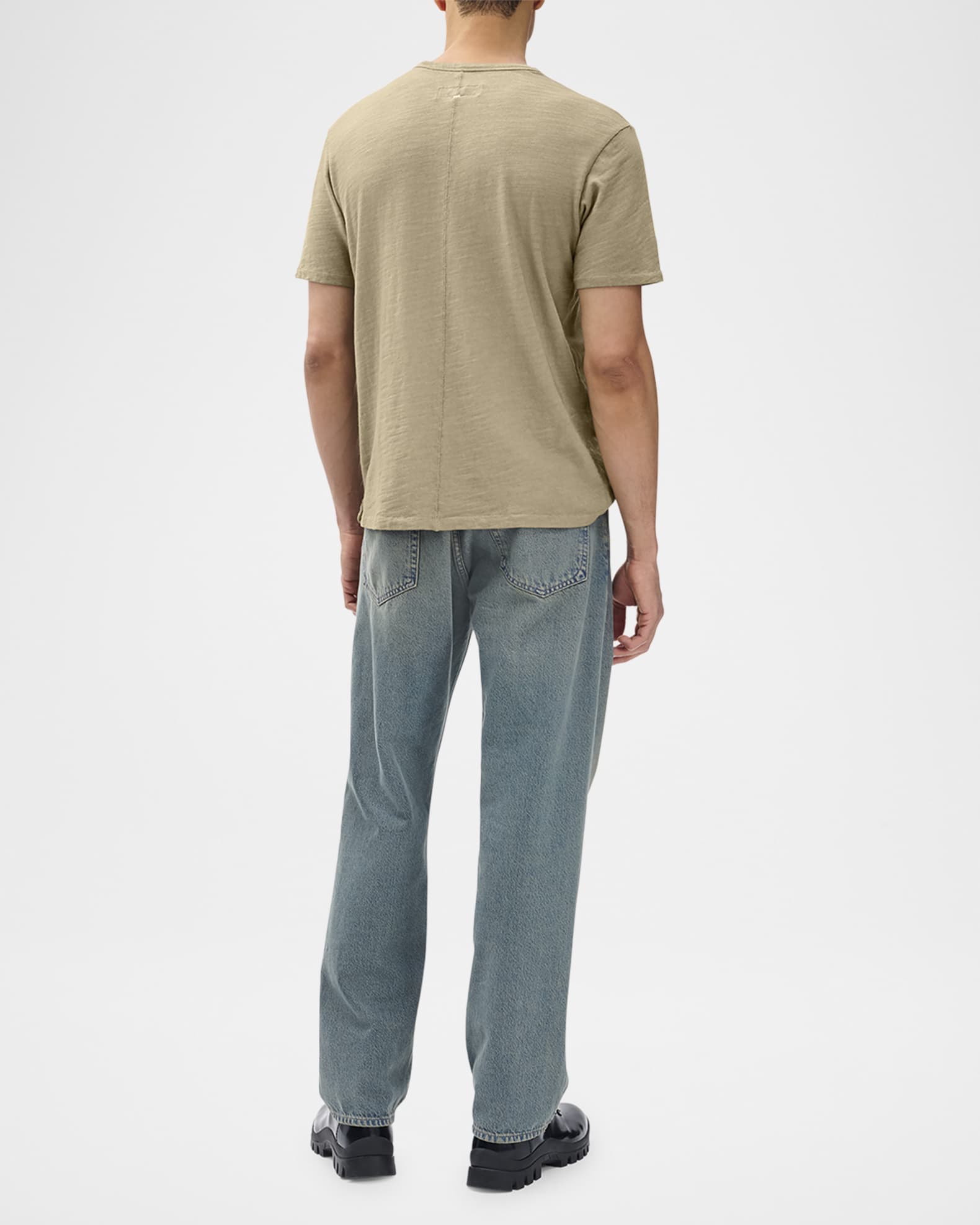Men's Washed Classic Flame Pocket T-Shirt