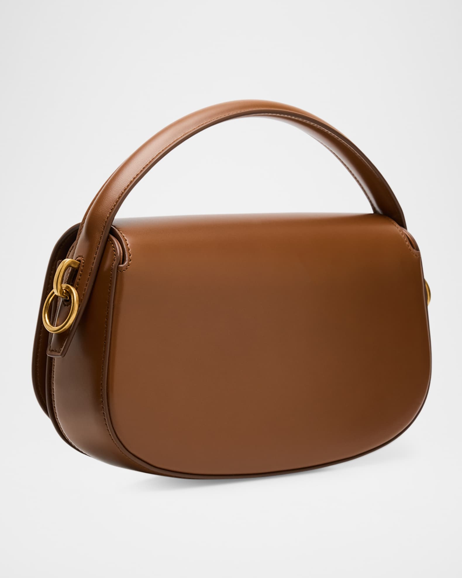 Saint Laurent Voltaire YSL Shoulder Bag in Leather | Neiman