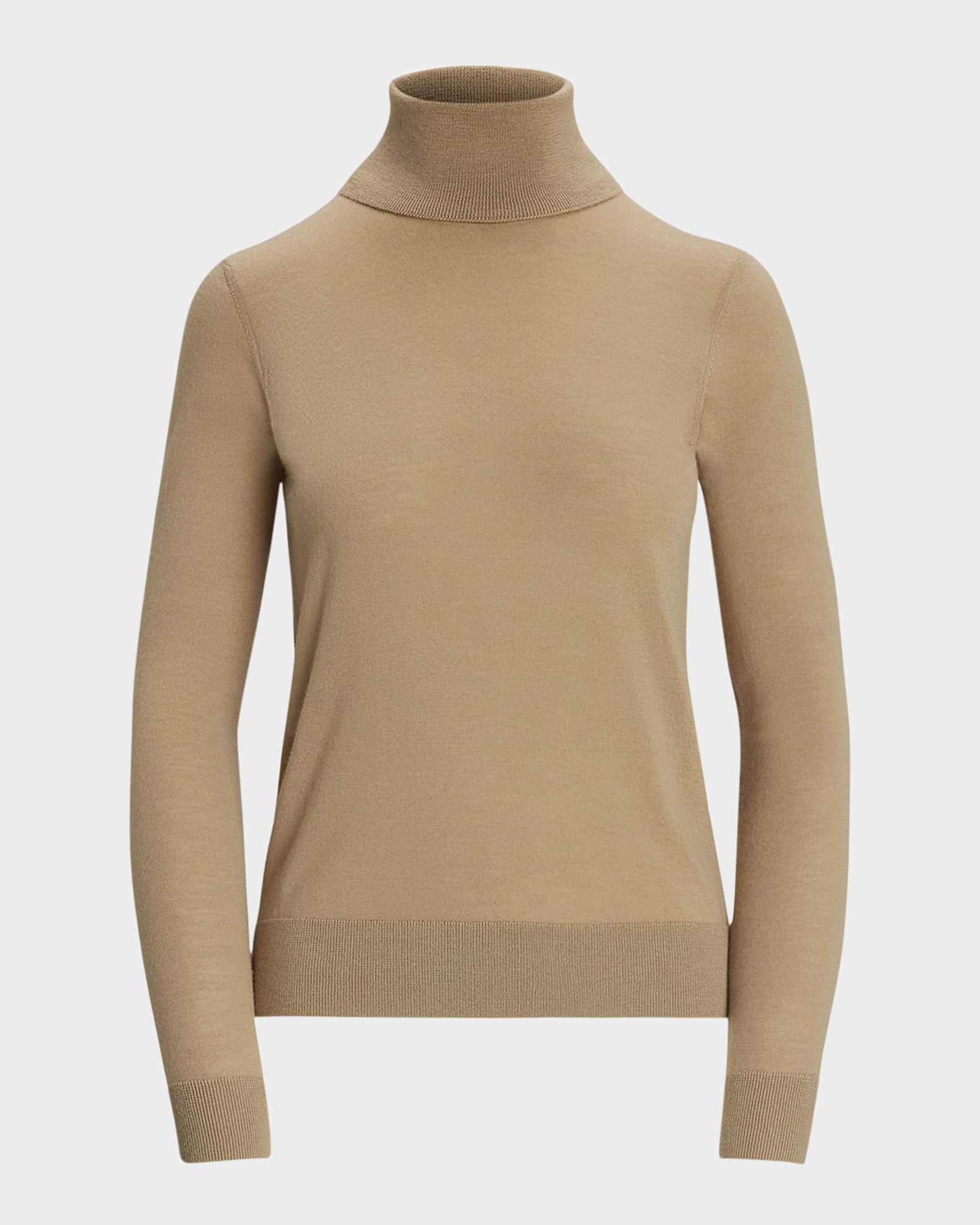 Cashmere Jersey Turtleneck Sweater 0