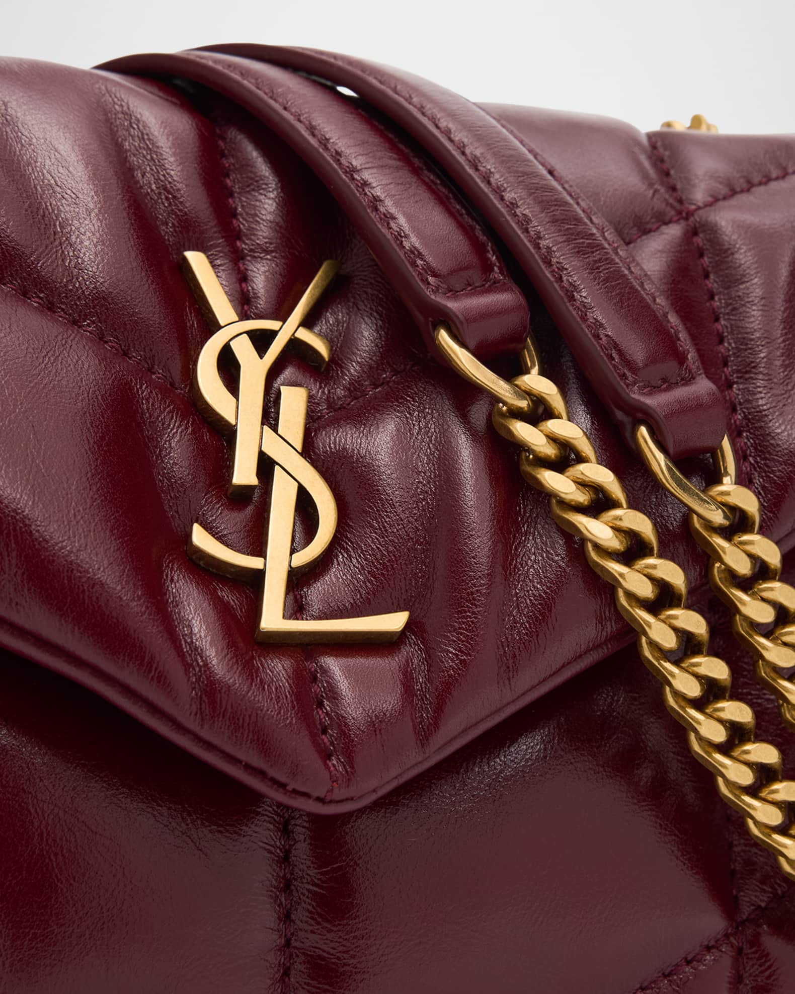 Toy Puffer Shoulder Bag in Quilted Leather