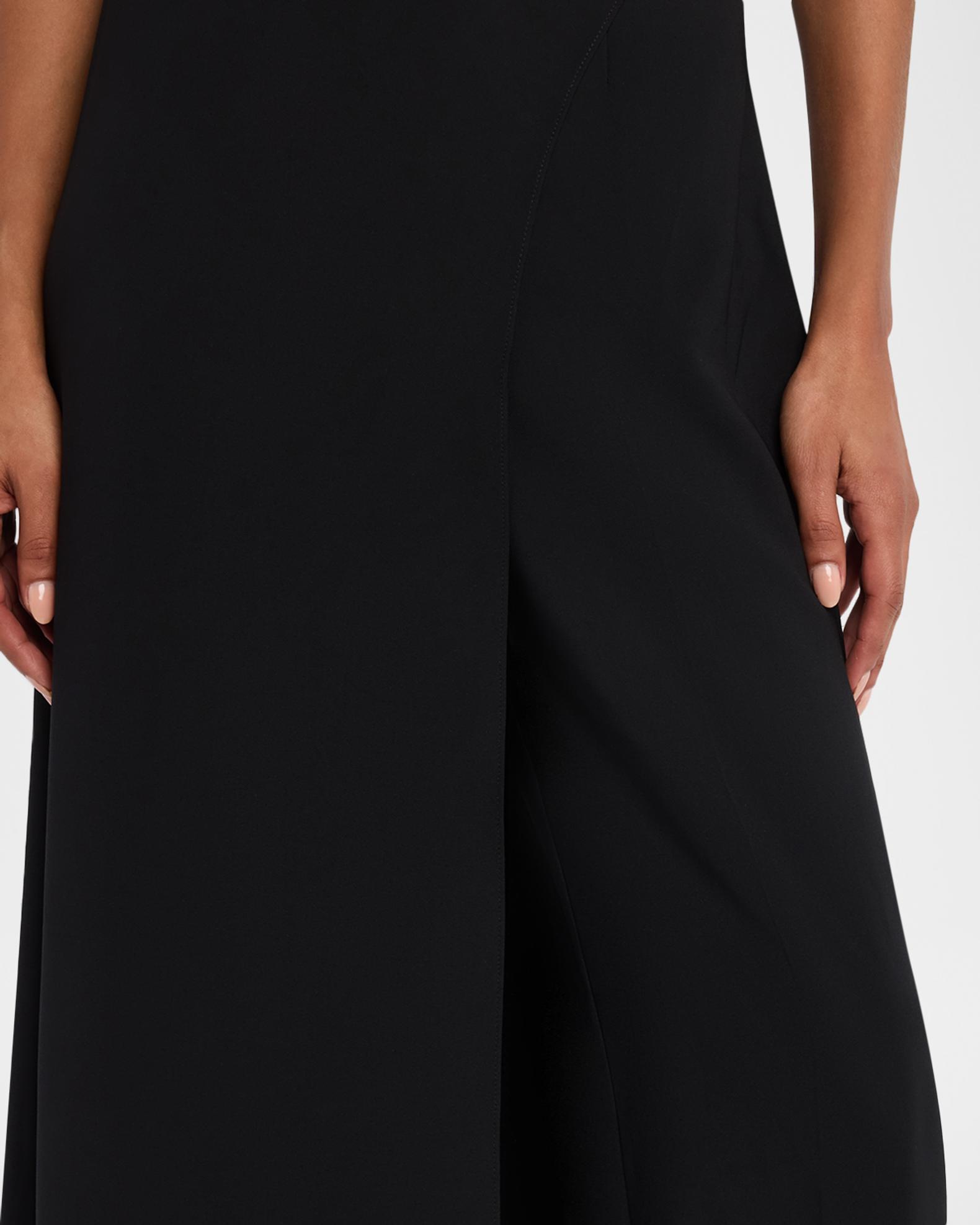 HALSTON Women's Drape Overlay Jumpsuit – Strapless Silky Georgette, Evening Wear - View #5