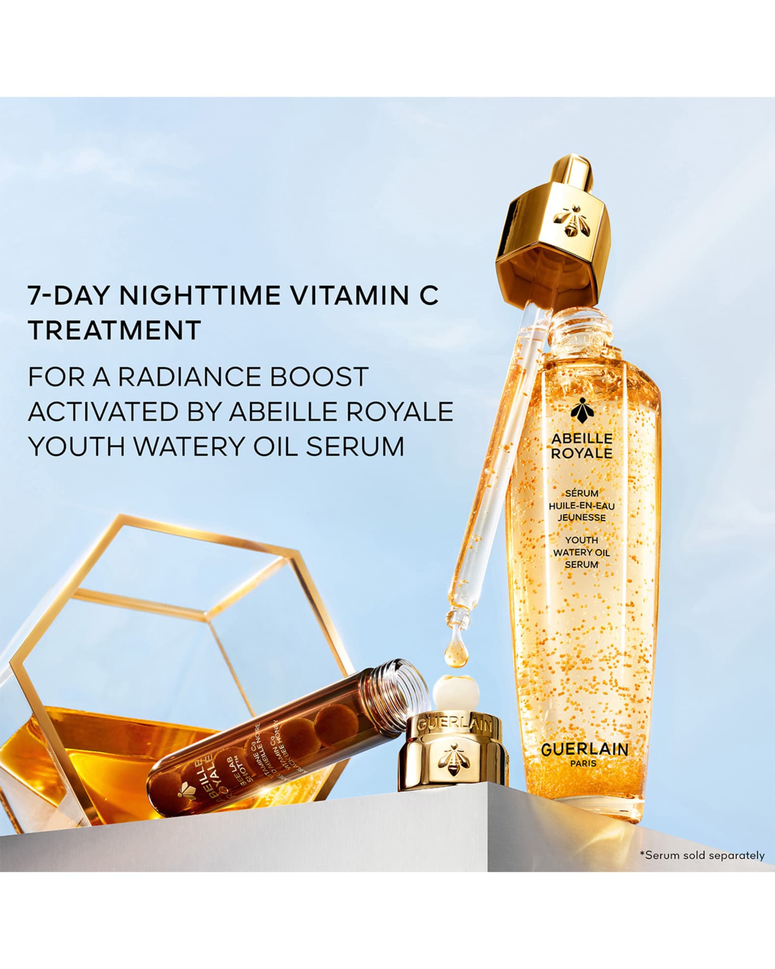 GUERLAIN ABEILLE E 美容液 20ml Guerlain Abeille Royale Bee Lab Shot 20% Vitamin C Treatment