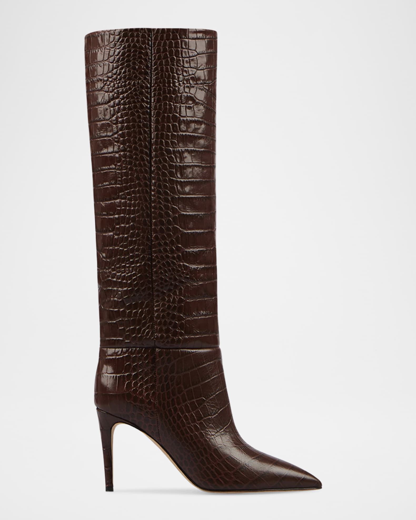 ブーツその他 PARIS TEXAS Stiletto Embossed Croco leather boots Paris Texas Croc-Embossed Leather Stiletto Boots | Neiman Marcus