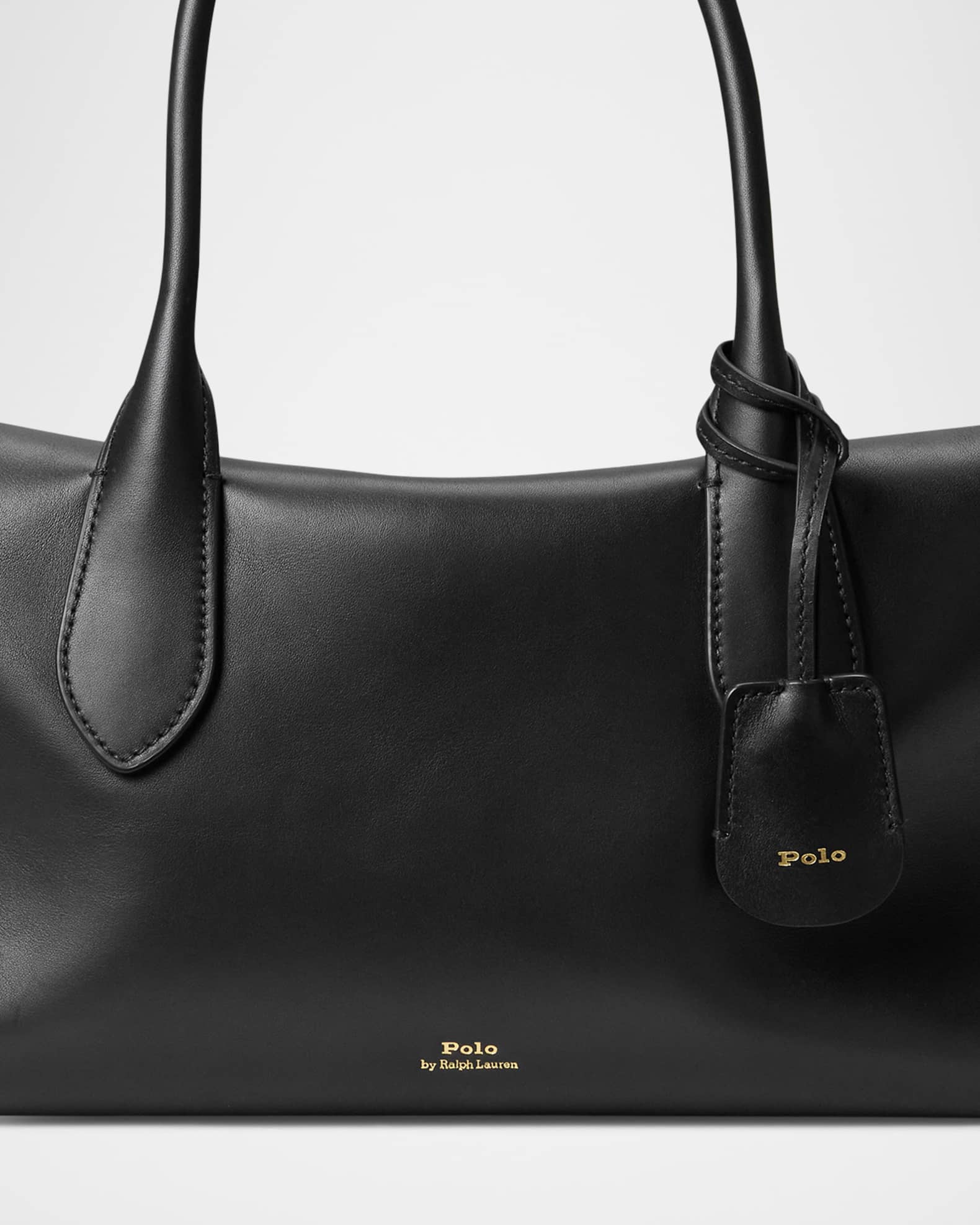 Polo Ralph Lauren Bellport Medium Smooth Leather Satchel Bag