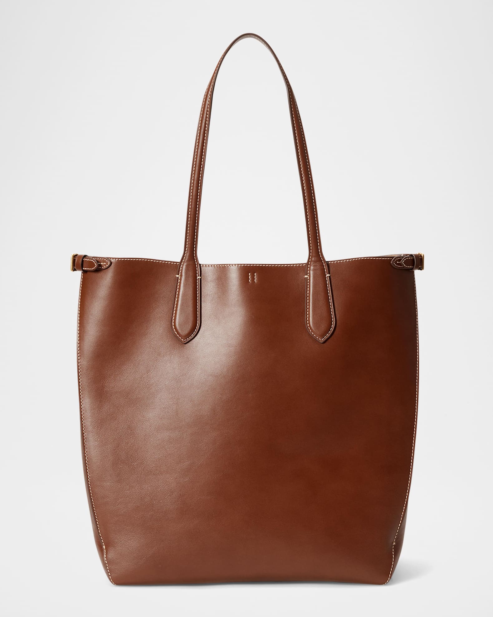 Polo Ralph Lauren Bellport Leather North-South Tote Bag | Neiman
