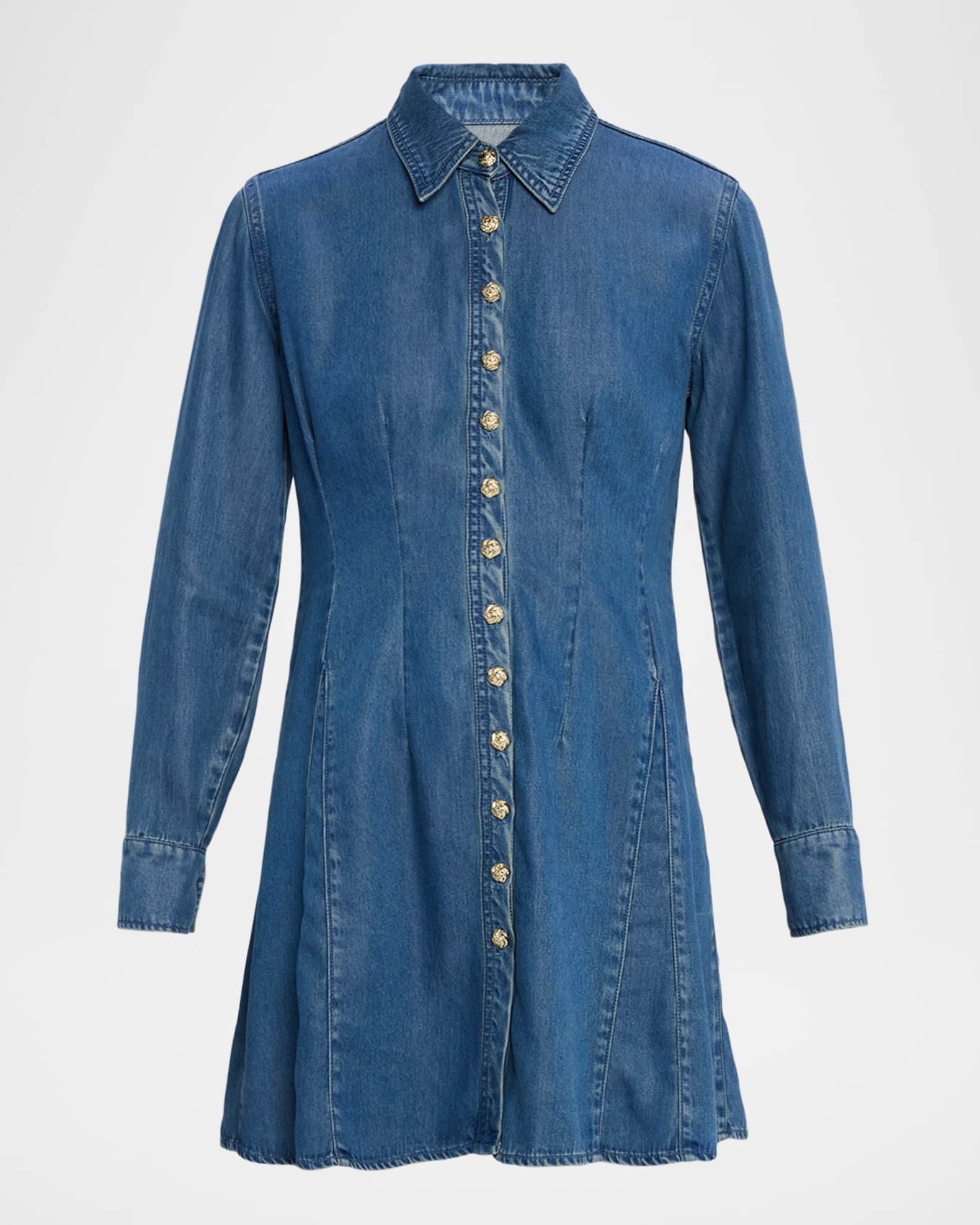 Clemente Long-Sleeve Shirtdress 0