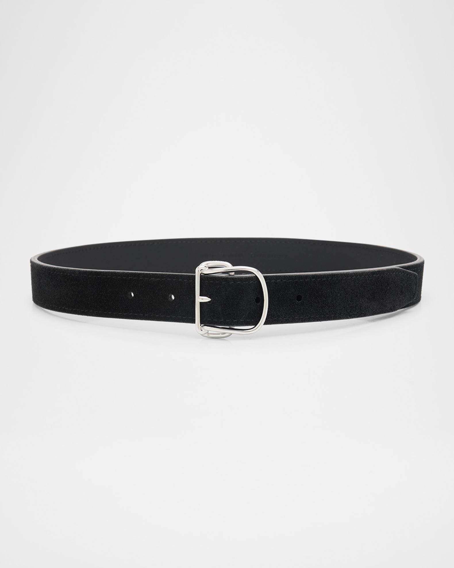 Toteme Swirl Suede Belt | Neiman Marcus