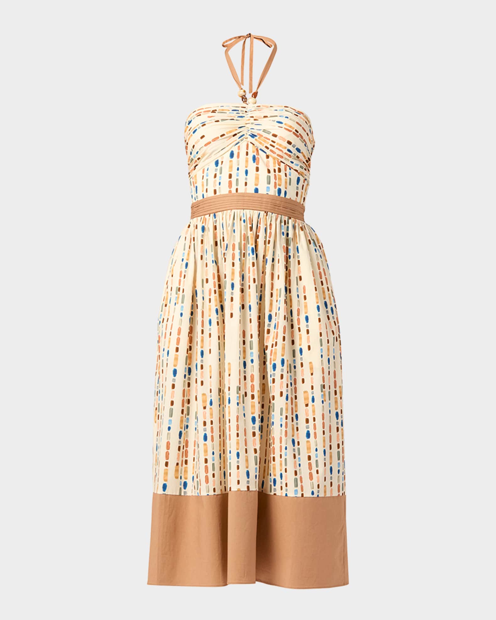 summer wedding guest dress a line Wedding Guest Dress With Pockets | Lace Bodice Dress for Women main image 0
