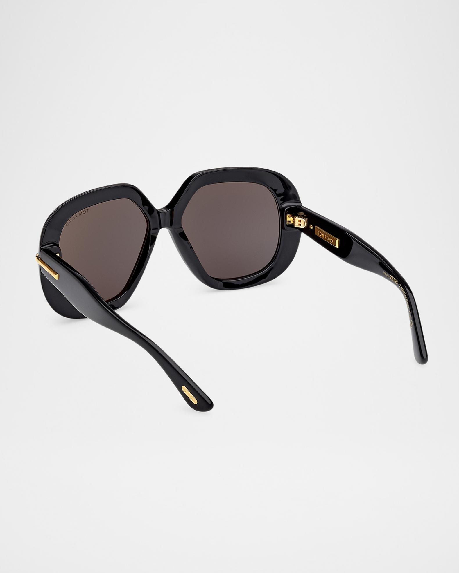 TOM FORD Icon Acetate Geometric Sunglasses | Neiman Marcus display picture 3