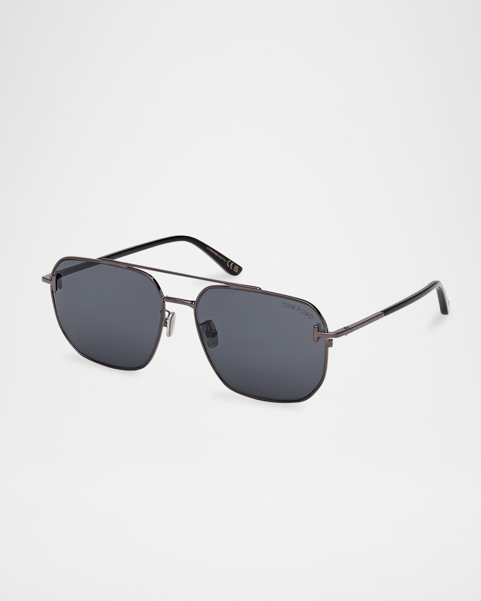 TOM FORD Men's FT1249-KM Metal Square Sunglasses | Neiman Marcus