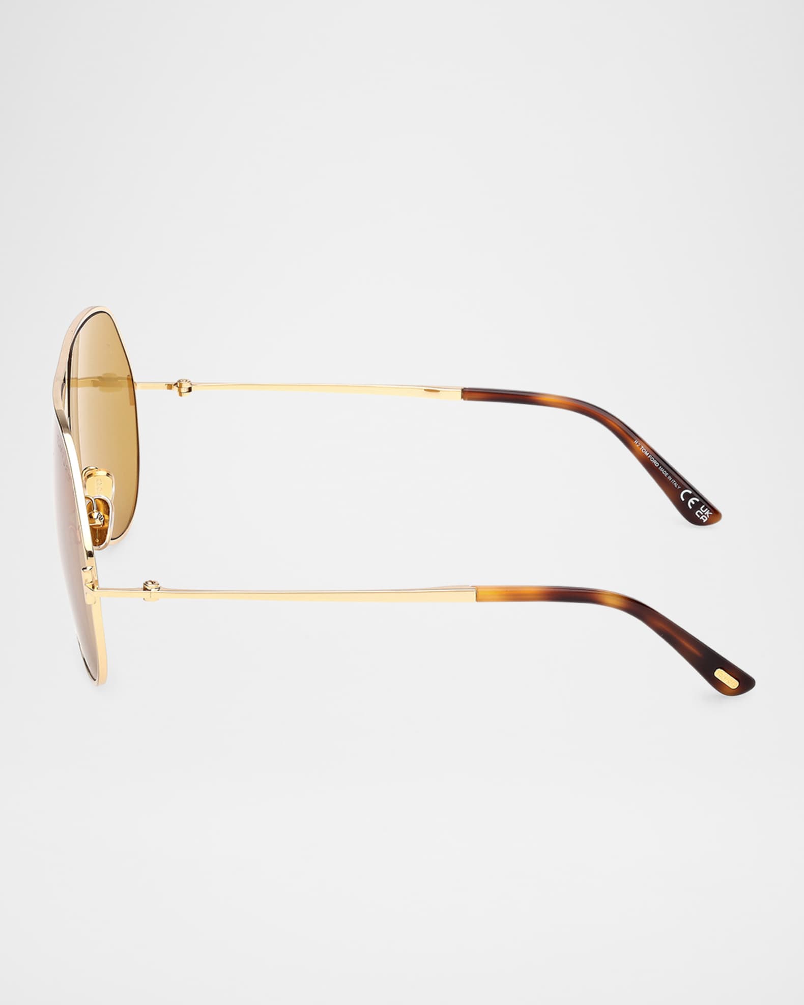 【TOM FORD】Tex Aviator メタルサングラス TOM FORD Men's Rickie-02 Metal Aviator Sunglasses | Neiman