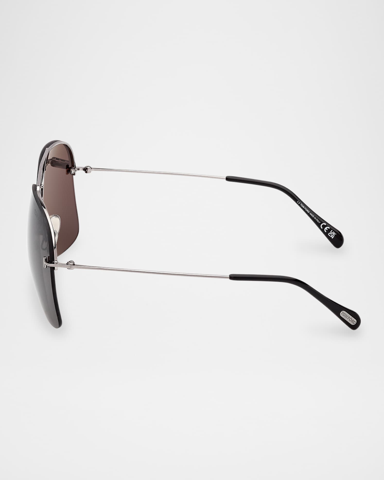 TOM FORD Men's Mackenzie-02 Metal Photochromic Aviator Sunglasses