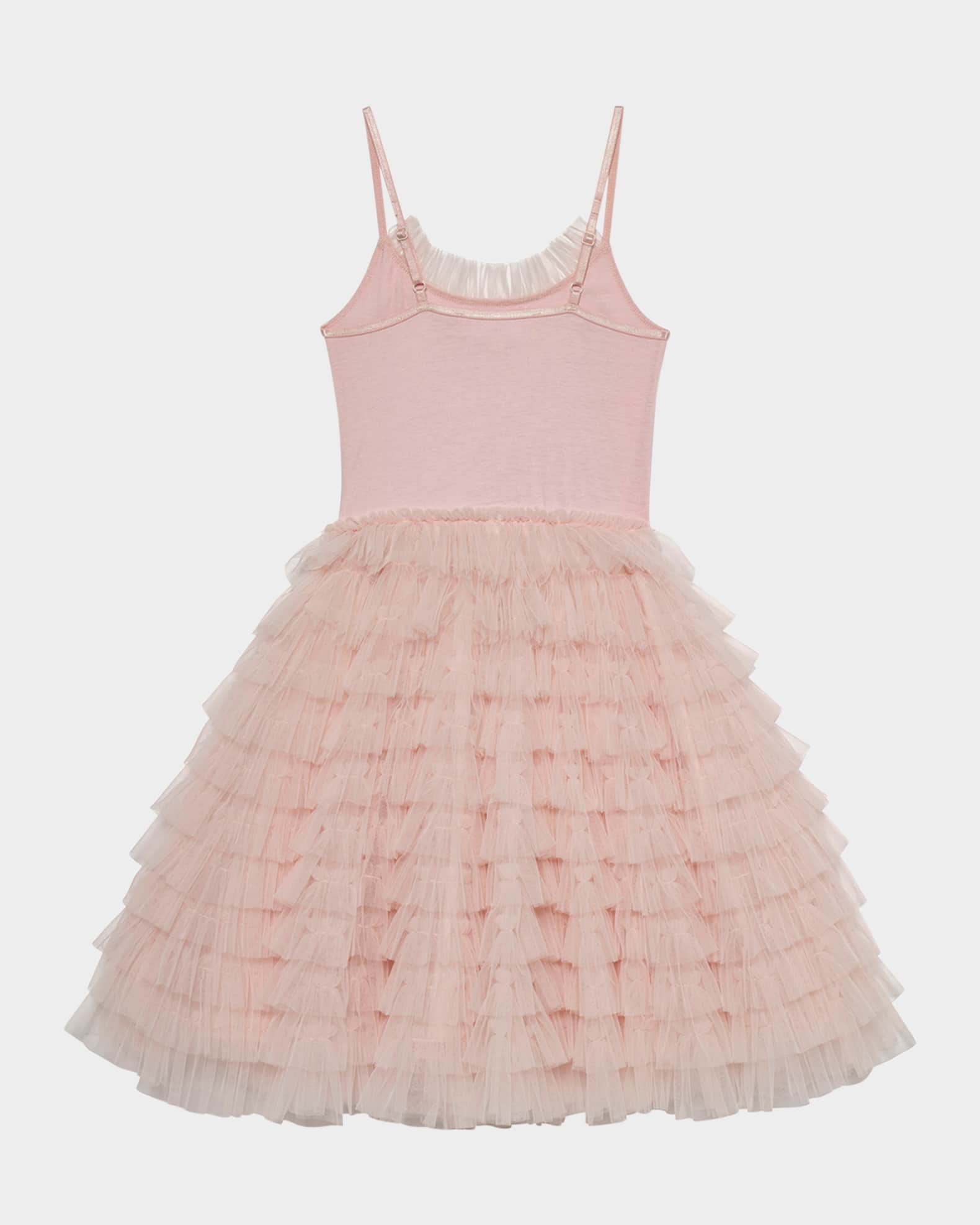Girl's Golden Daisies Sequined Embroidered Tutu Dress, Size 2-11 1