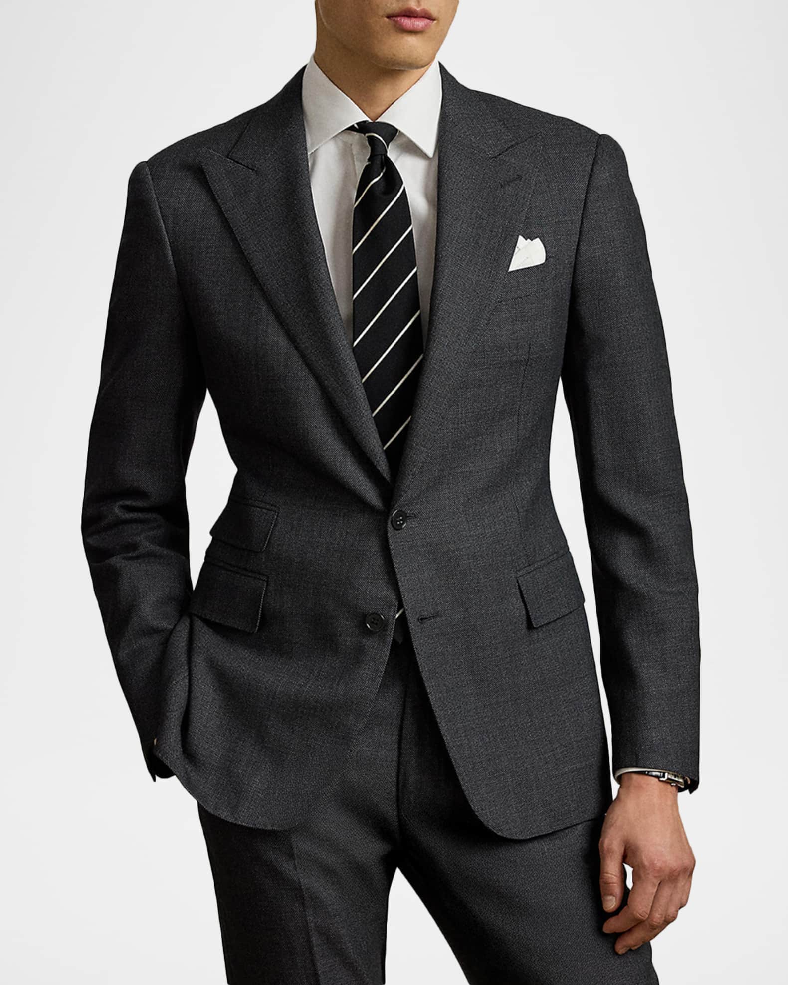 Ralph Lauren Purple Label Gregory Hand-Tailored Birdseye Suit