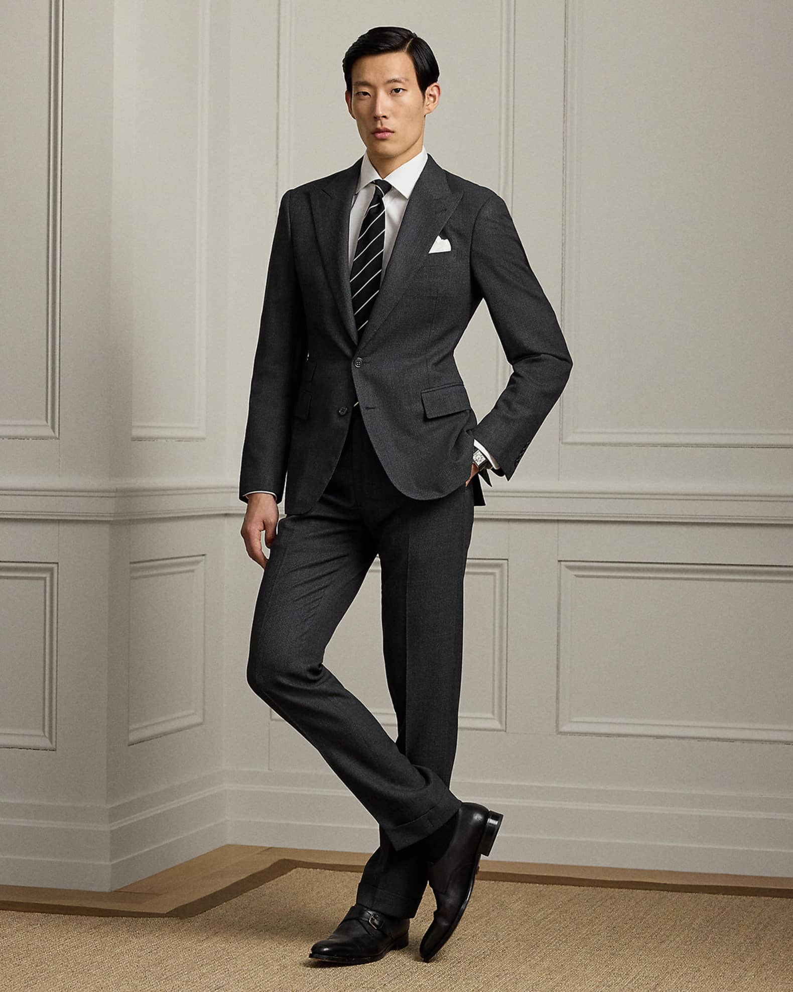Ralph Lauren Purple Label Gregory Hand-Tailored Birdseye Suit