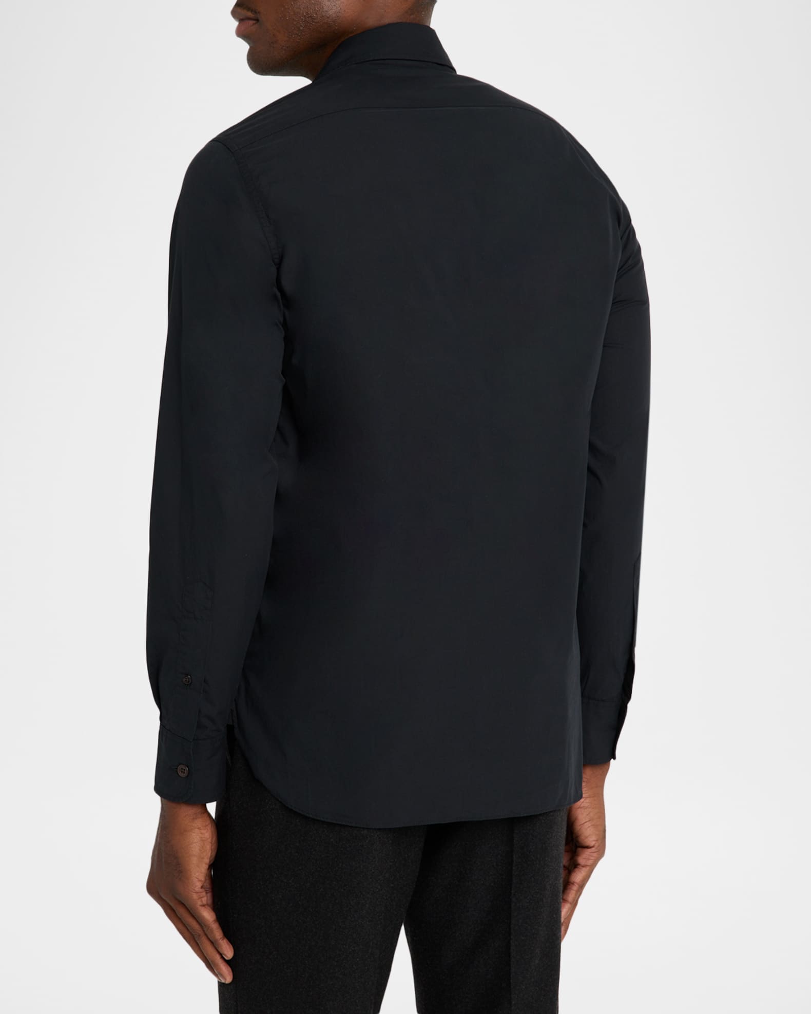 Ralph Lauren Purple Label Men's Sueded Cotton Poplin Button-Down Shirt ...