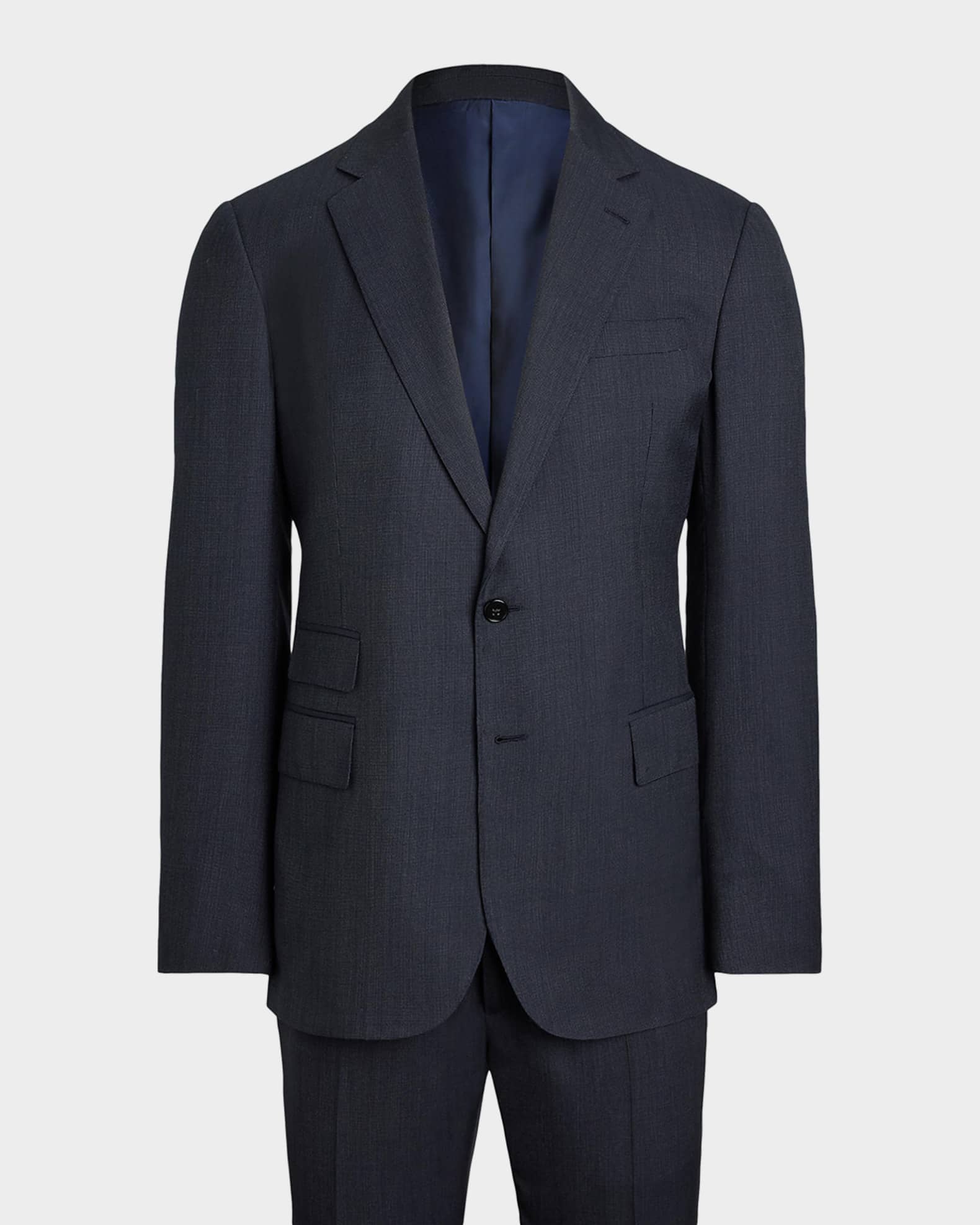 Men's Kent Wool and Cashmere Pin-Dot Suit 0