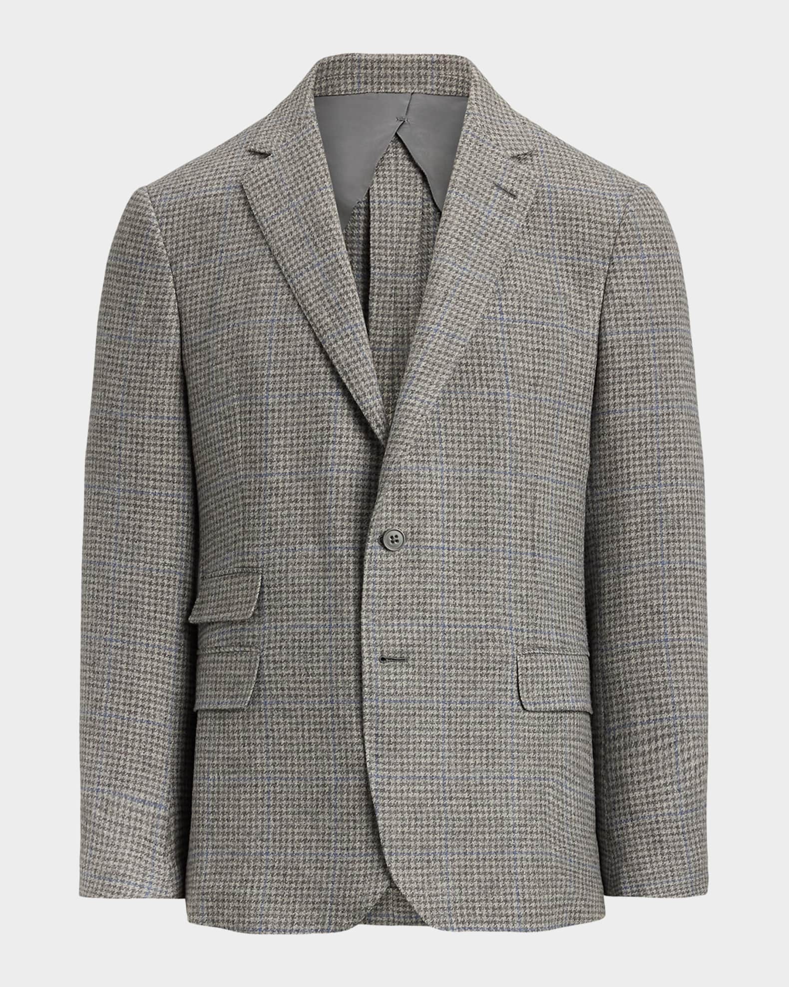 Men's Houndstooth Two-Button Sport Coat 0