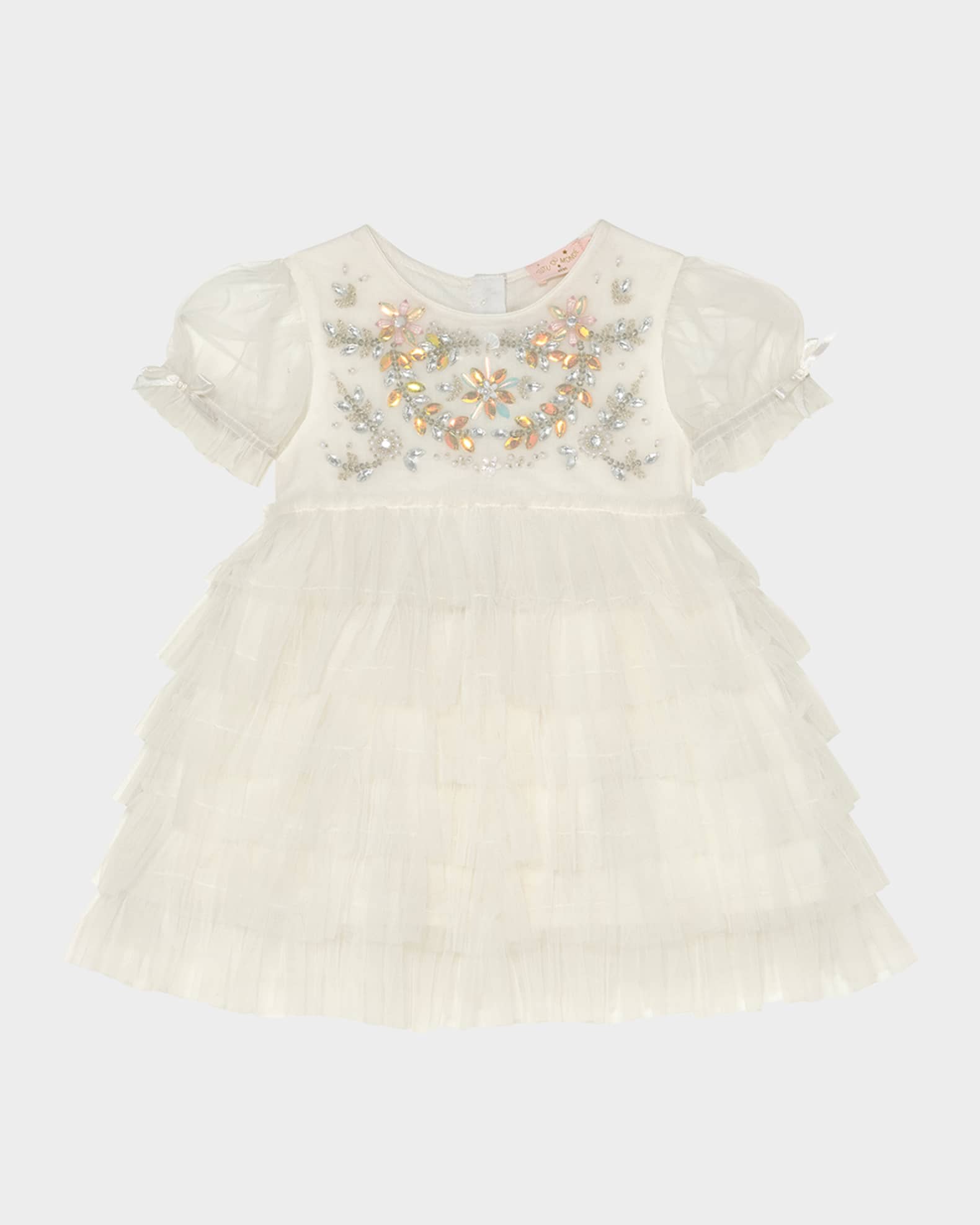 3d embroidered floral dress Jasmine 3D Floral Embroidered Mini Dress | Ready-To-Ship main image 1