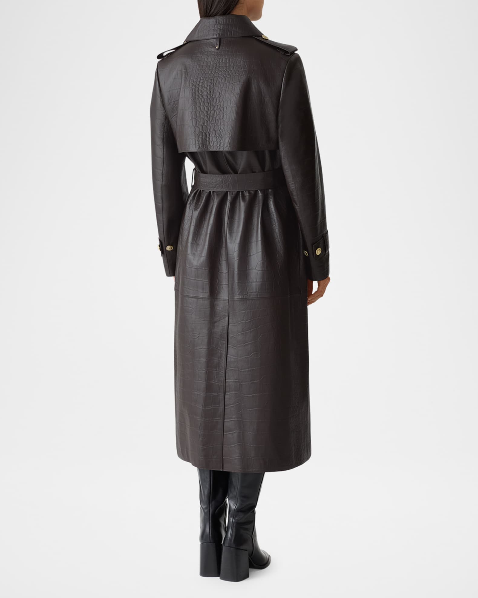 venus leather dress VENUS Faux Leather Mini Dress | Gold Metallic main image 1