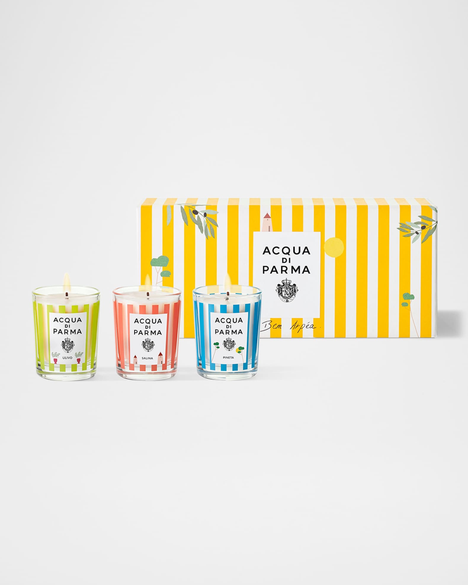 Summer Candle Trio Set, 3 x 2.47 oz.  1