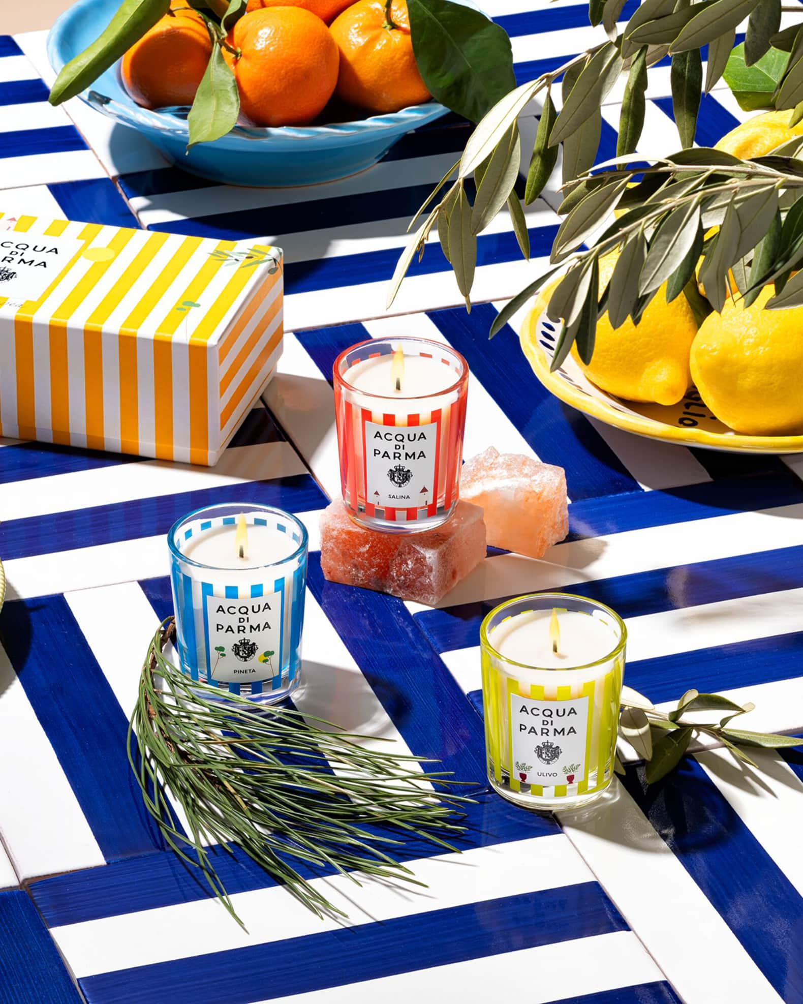 Acqua di Parma Summer Candle Trio Set, 3 x 2.47 oz. | Neiman Marcus