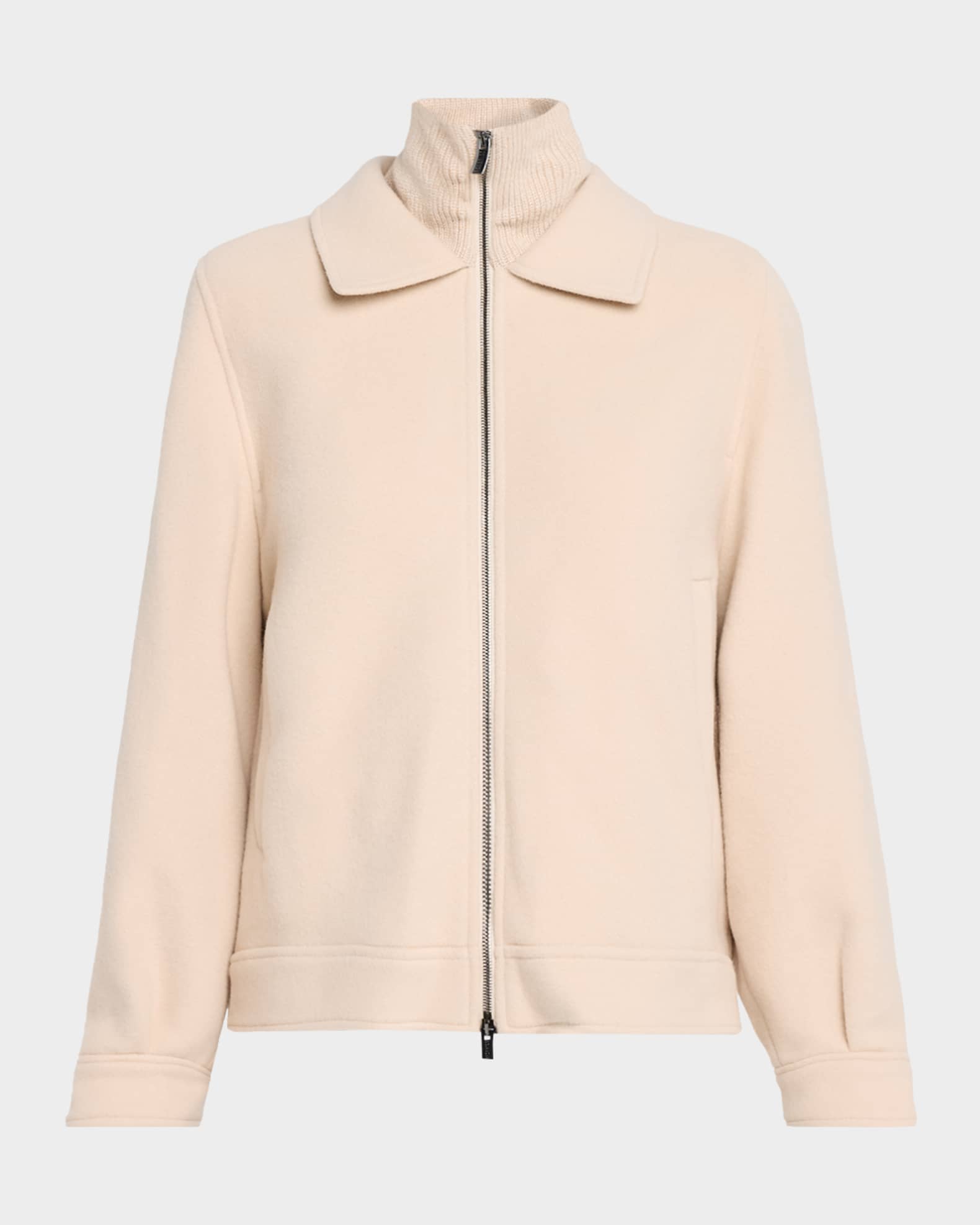 Peserico Wool and Cashmere Double Cloth Jacket | Neiman Marcus