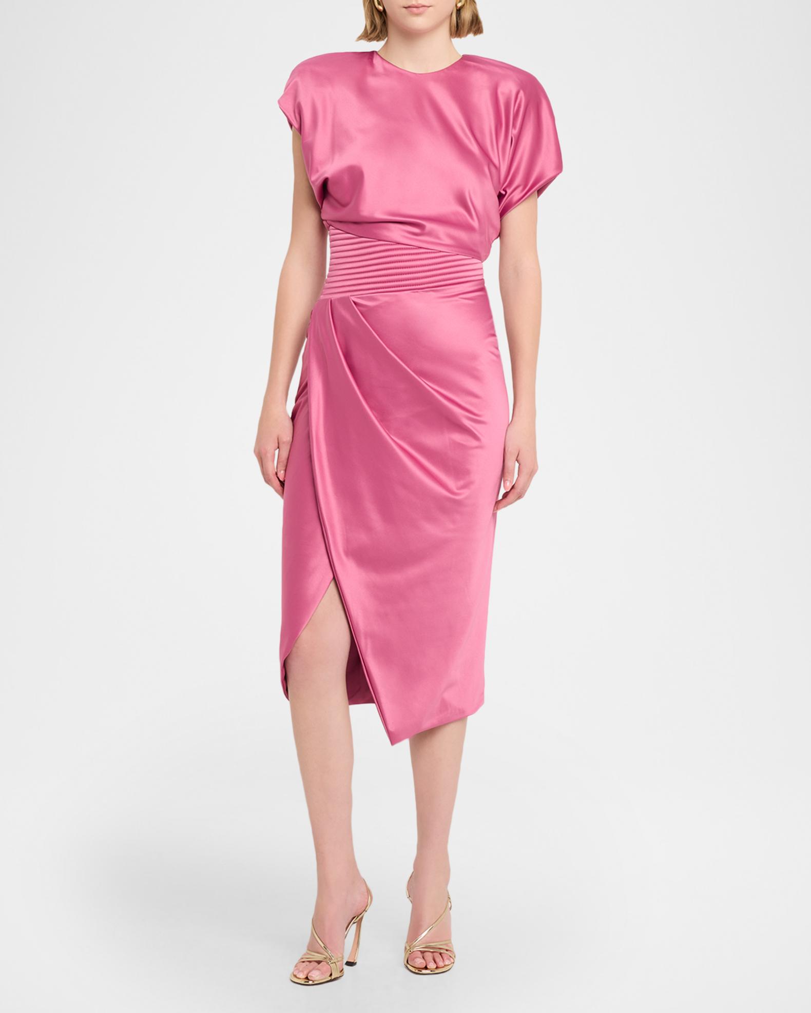 bond midi dress Bond Midi Dress in Stretch Twill