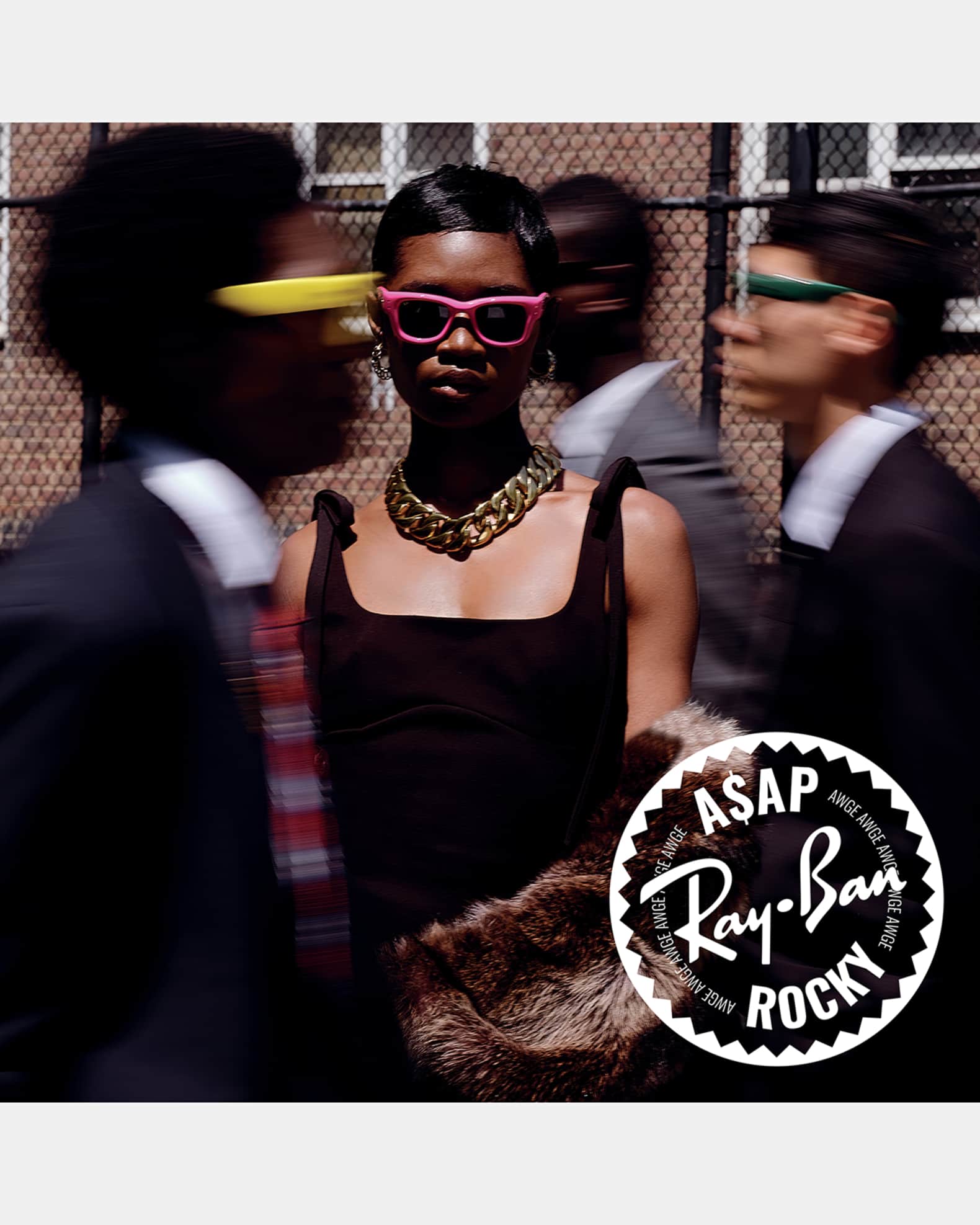 Ray-Ban RB4940 Wayfarer Puffer A$AP ROCKY Square Sunglasses